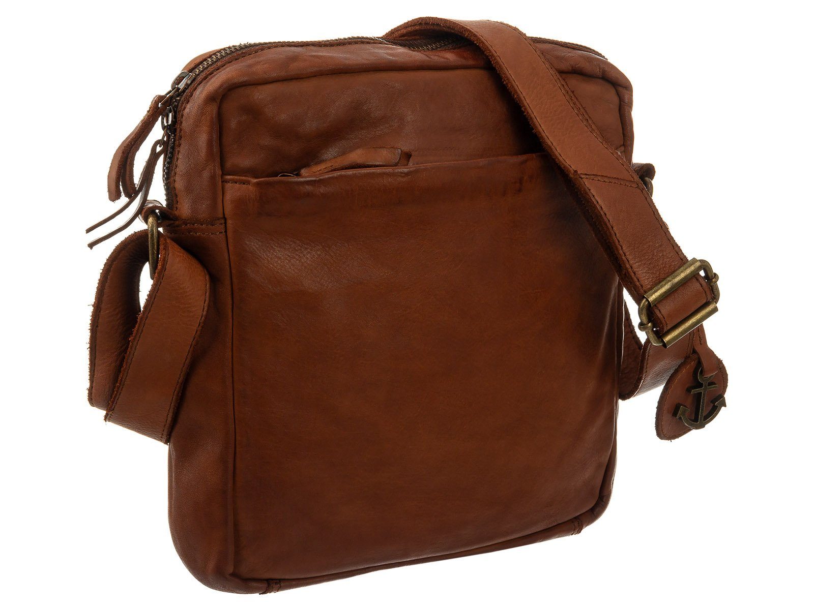 HARBOUR 2nd Shopper Arion Crossbody-Style Cool Casual Umhängetasche (ein Stück, 1-tlg., ca. B/H/T 24/26/5 cm), Leder