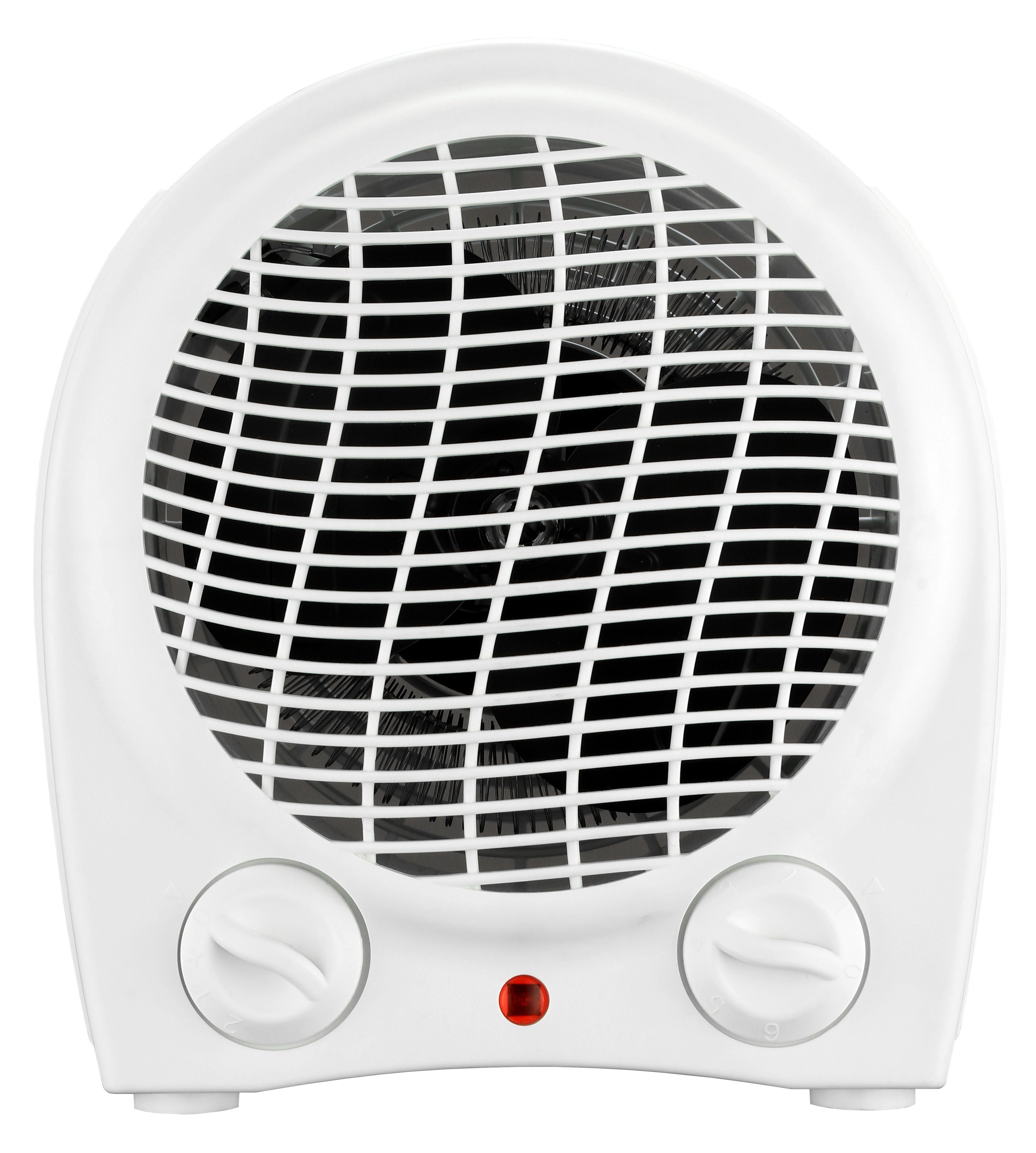Iskra Heizkörper Praktischer Elektro-Heizlüfter ISKRA FH-109/111 mit Thermostat 2000W, Kompakter Heizlüfter 2000 Watt – für Räume bis 20 m² geeignet