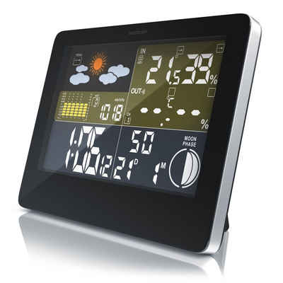 Wetterstation mit Funkwecker Digitaluhr Thermo-/Hygrometer und Funk-Außensensor