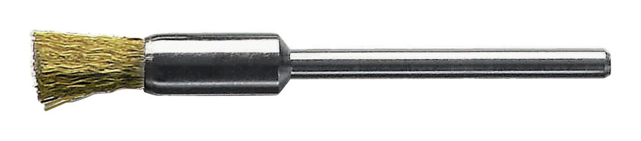 Lessmann Bürste, Miniatur-Pinselbürste Messing gewellt 5 x 0,1 mm