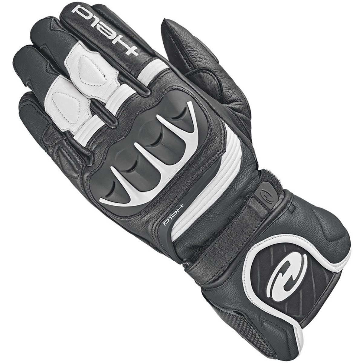 Held Biker Fashion Motorradhandschuhe Held Revel II Sporthandschuh schwarz / weiß 10