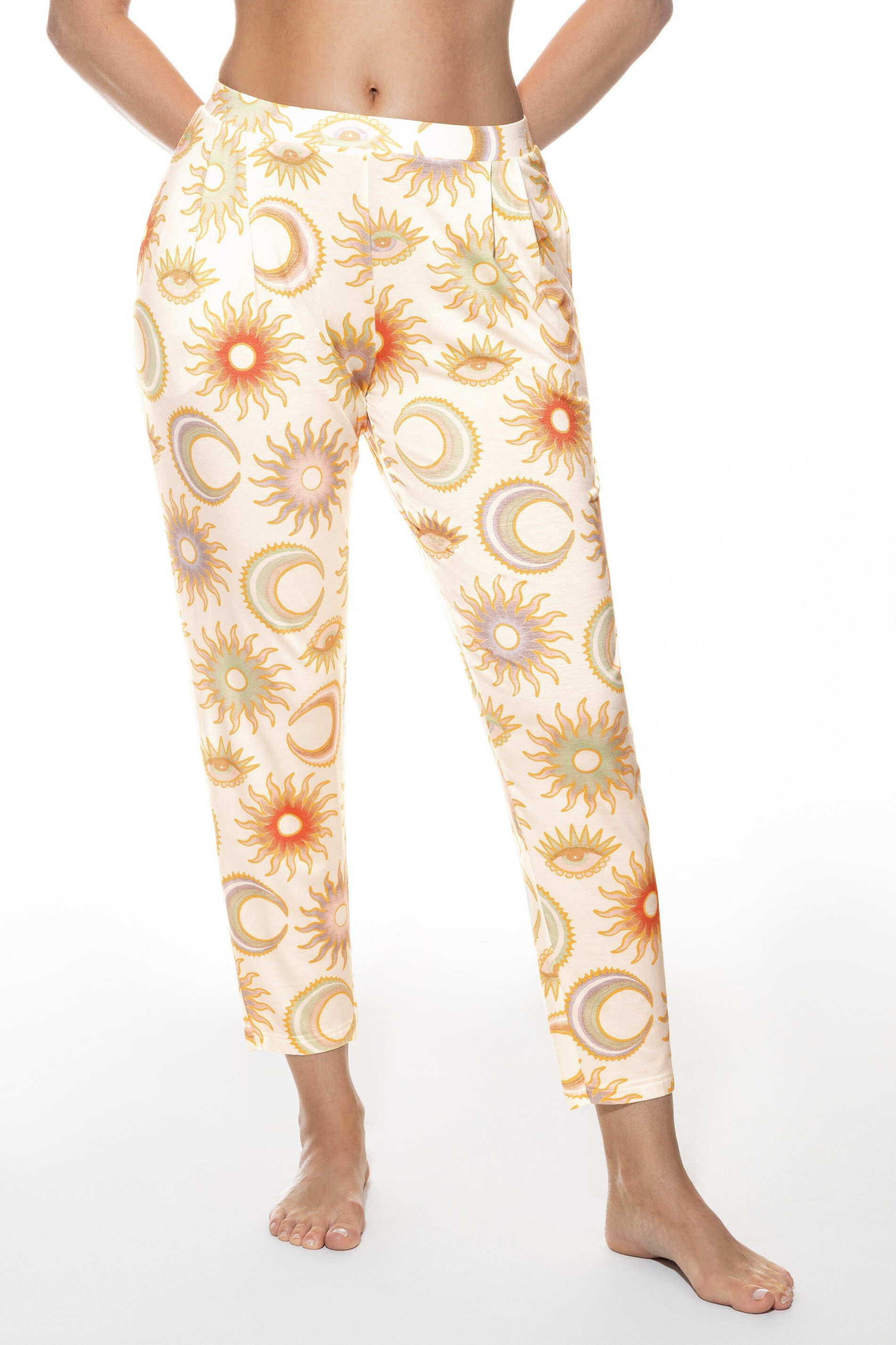 Mey Loungehose Mey Hose 1220060 Champagner (1 Stück, 1-tlg., 1 Stück) weiche Qualität