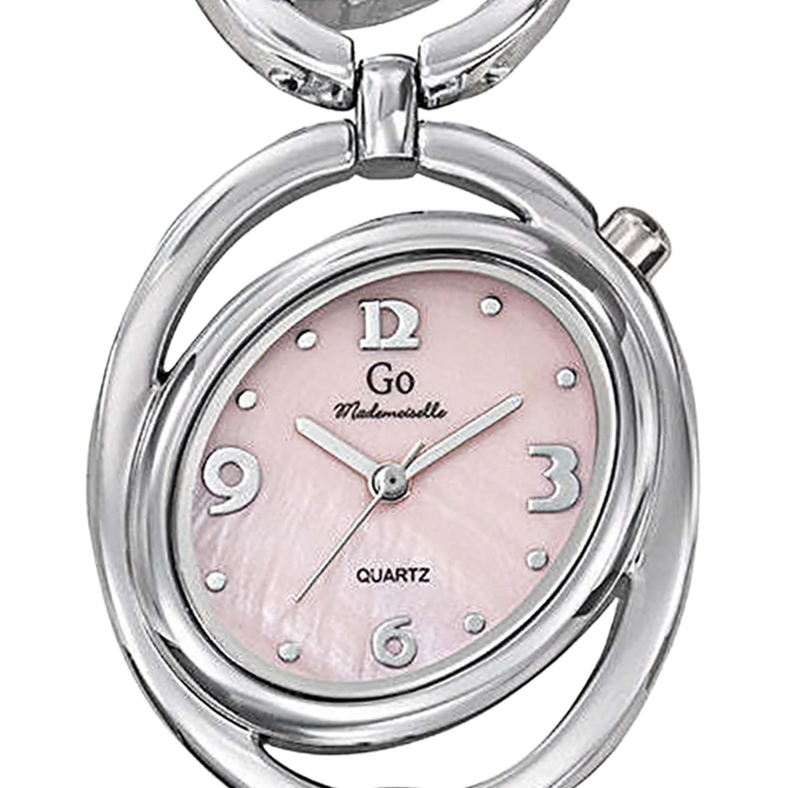 Girl Only Quarzuhr Girl Only GO Damen Armbanduhr, (Analoguhr), Damenuhr GO Silber, klein (ca. 27mm) Metallarmband, Fashion-Style