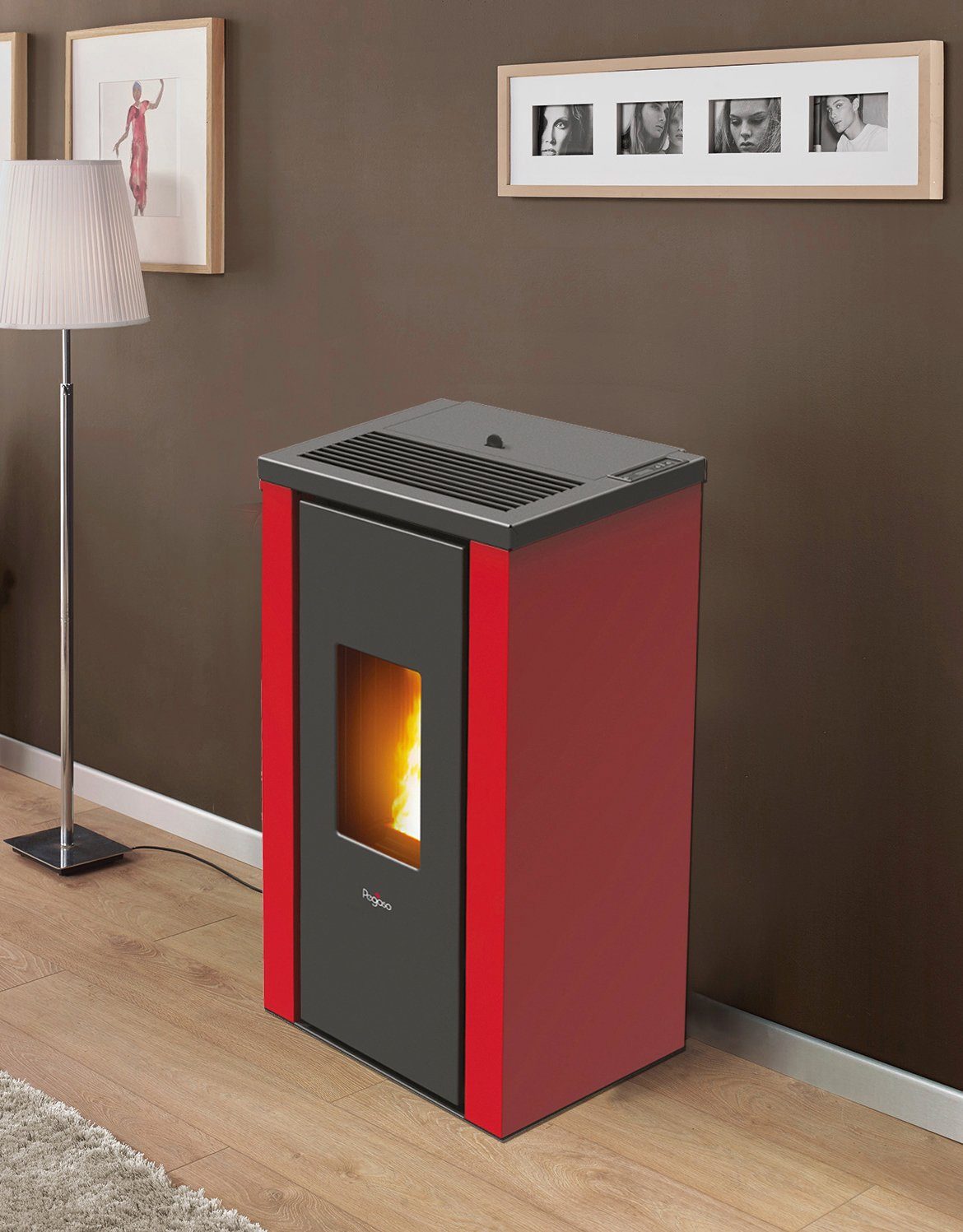 Pegaso Pelletofen VERA, 7 kW, Zeitbrand, Stahl günstig online kaufen