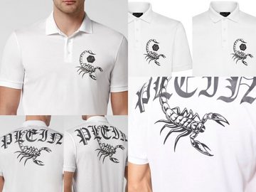 PHILIPP PLEIN Poloshirt PHILIPP PLEIN Scorpion Polo Shirt Polohemd Logo Patch Hemd T-shirt New