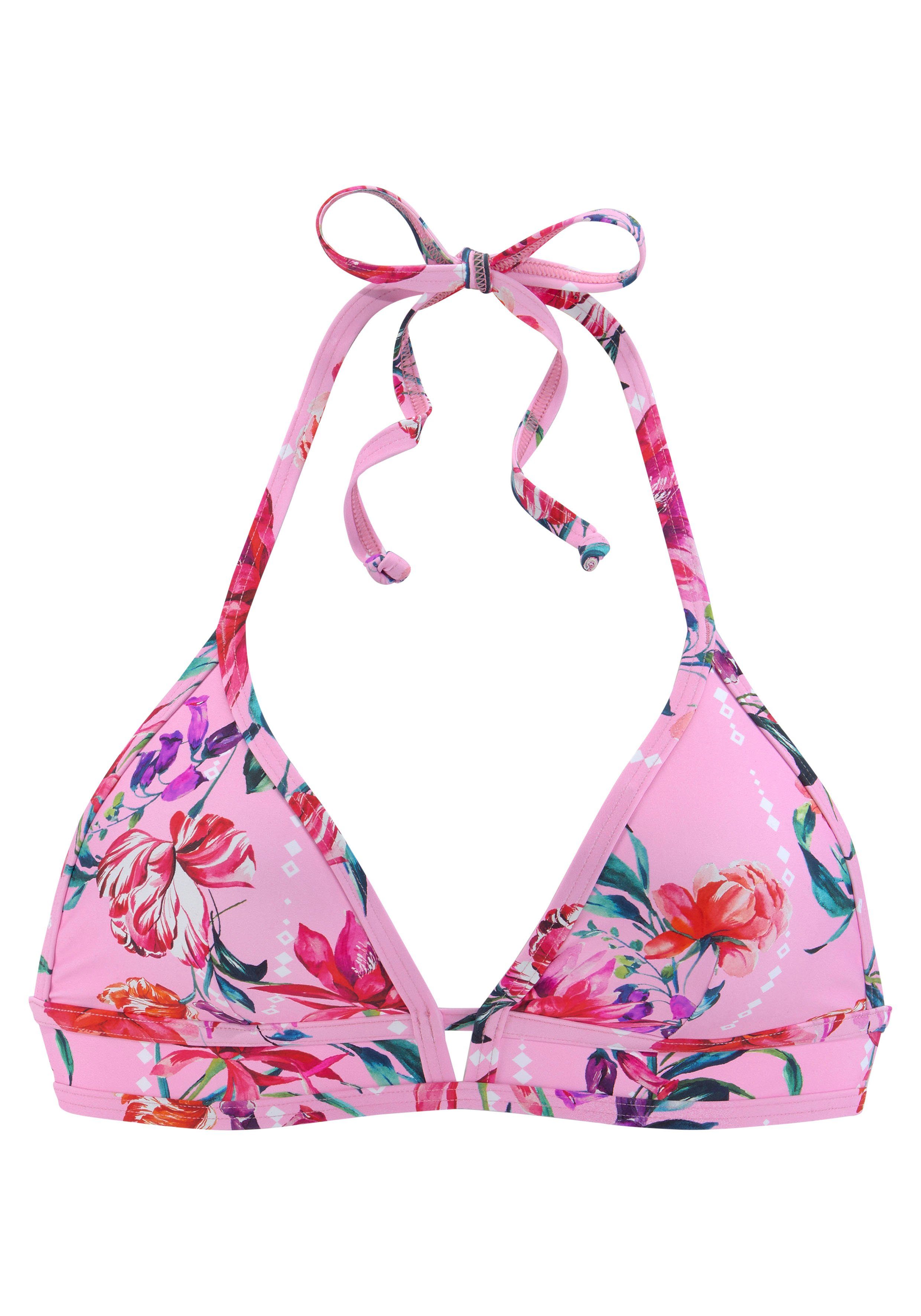 Sunseeker Triangel-Bikini-Top Modern, mit floralem Design günstig online kaufen