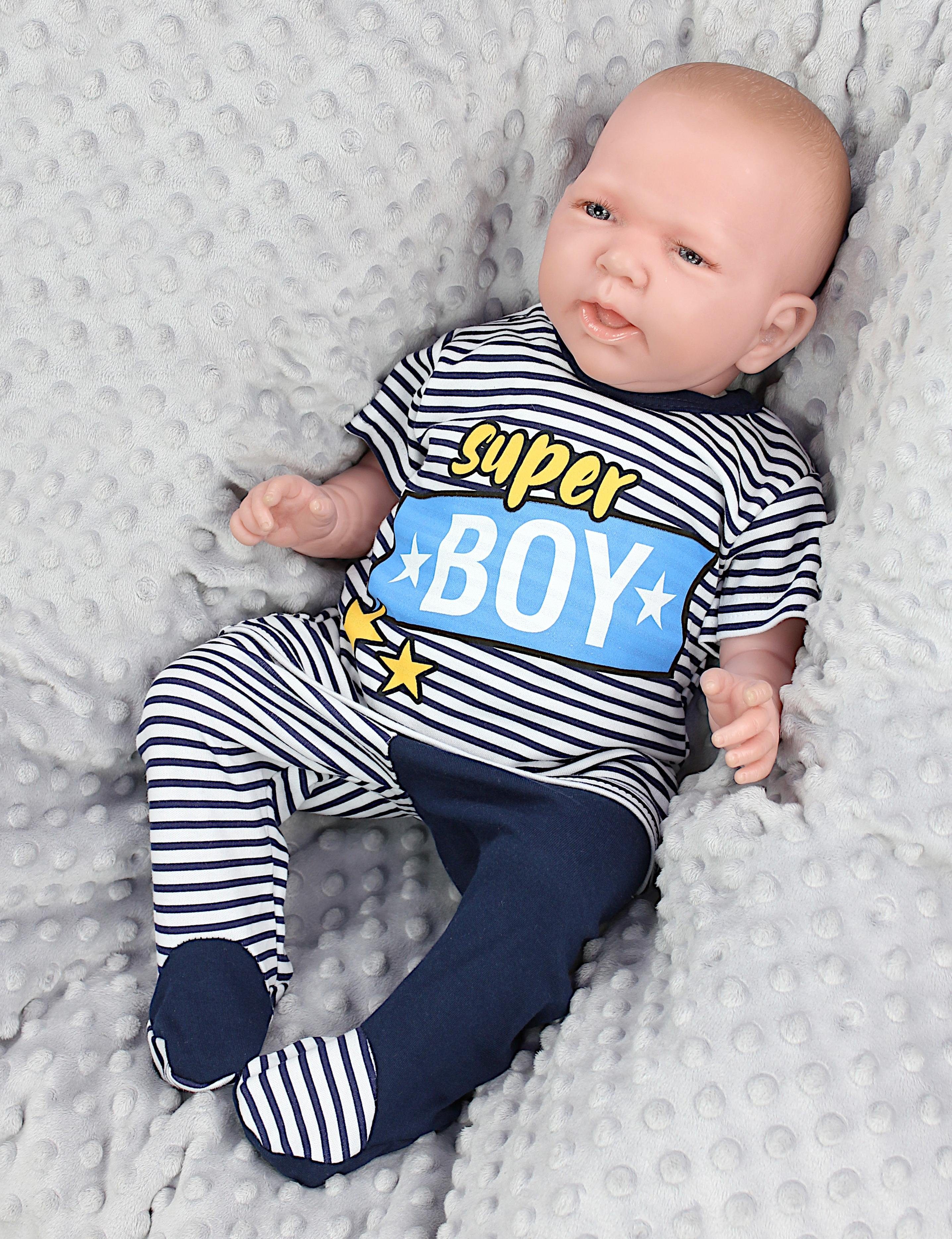 Dino Buddy (5-tlg) Boy T-Shirt T-Shirt TupTam Super 5er Baby Dunkelblau Set Grau Kurzarm Weiß Jungen TupTam
