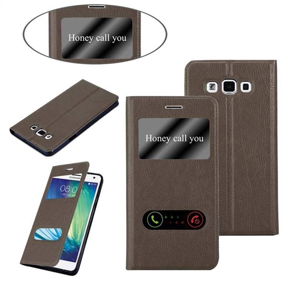 Cadorabo Handyhülle für Samsung Galaxy A7 2015 Hülle Samsung Galaxy A7 2015, Klappbare Handy Schutzhülle - Hülle - mit Standfunktion und Kartenfach