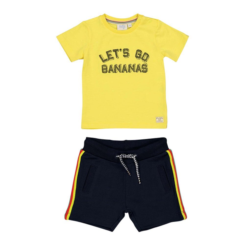 T-Shirt Feetje Baby-Jungen zweiteiliges Set T-Shirt + Shorts Let´s go Bananas