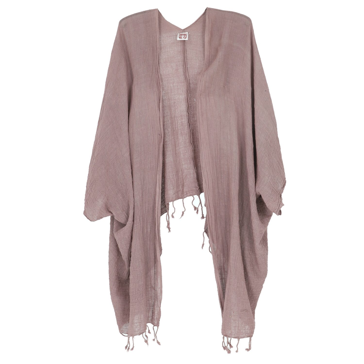 Guru-Shop Kimono Baumwollkimono, Oversize Sommermantel, Poncho -.., alternative Bekleidung