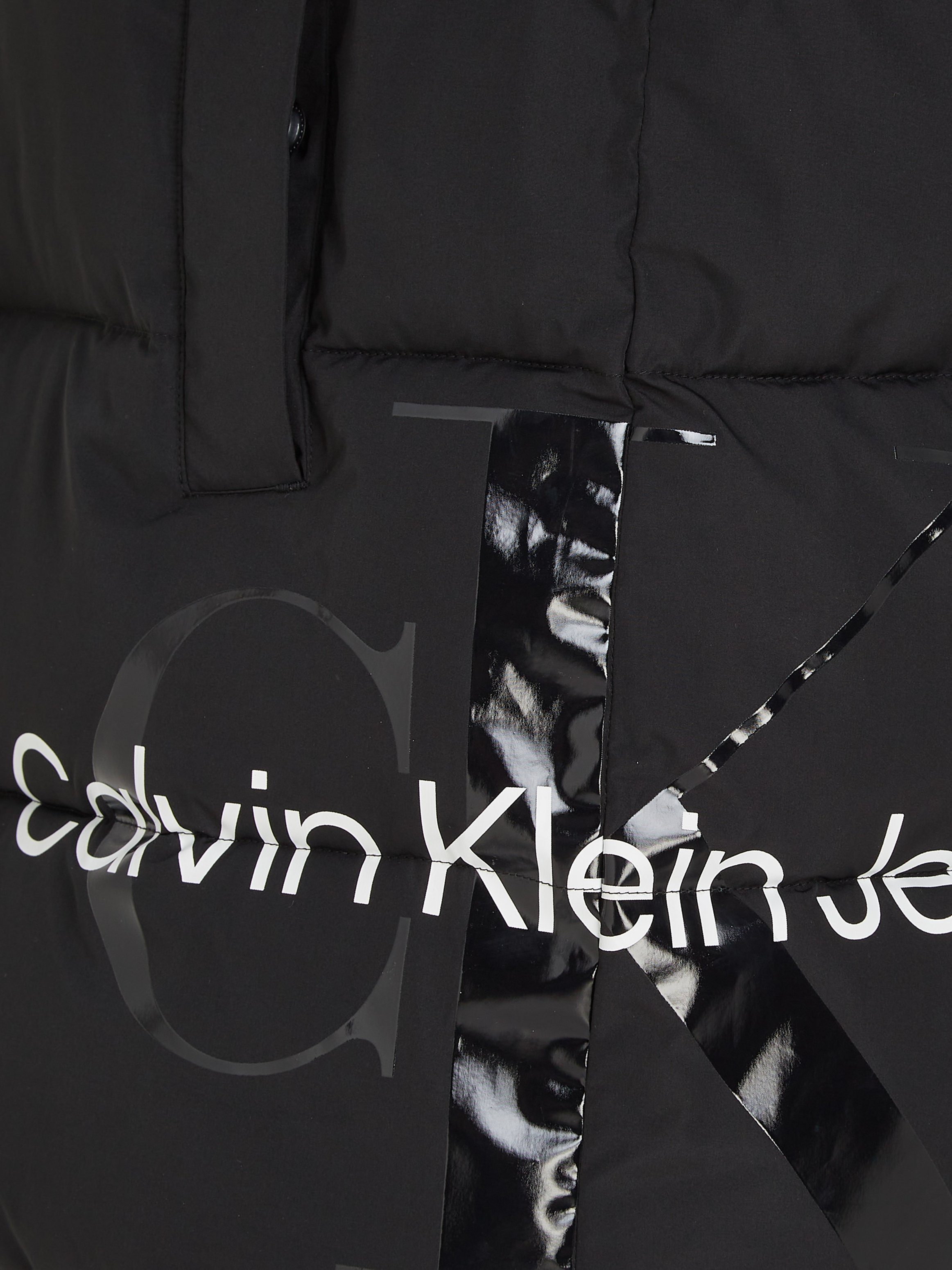 Calvin Klein BLOWN CK UP Steppweste LONG Jeans VEST
