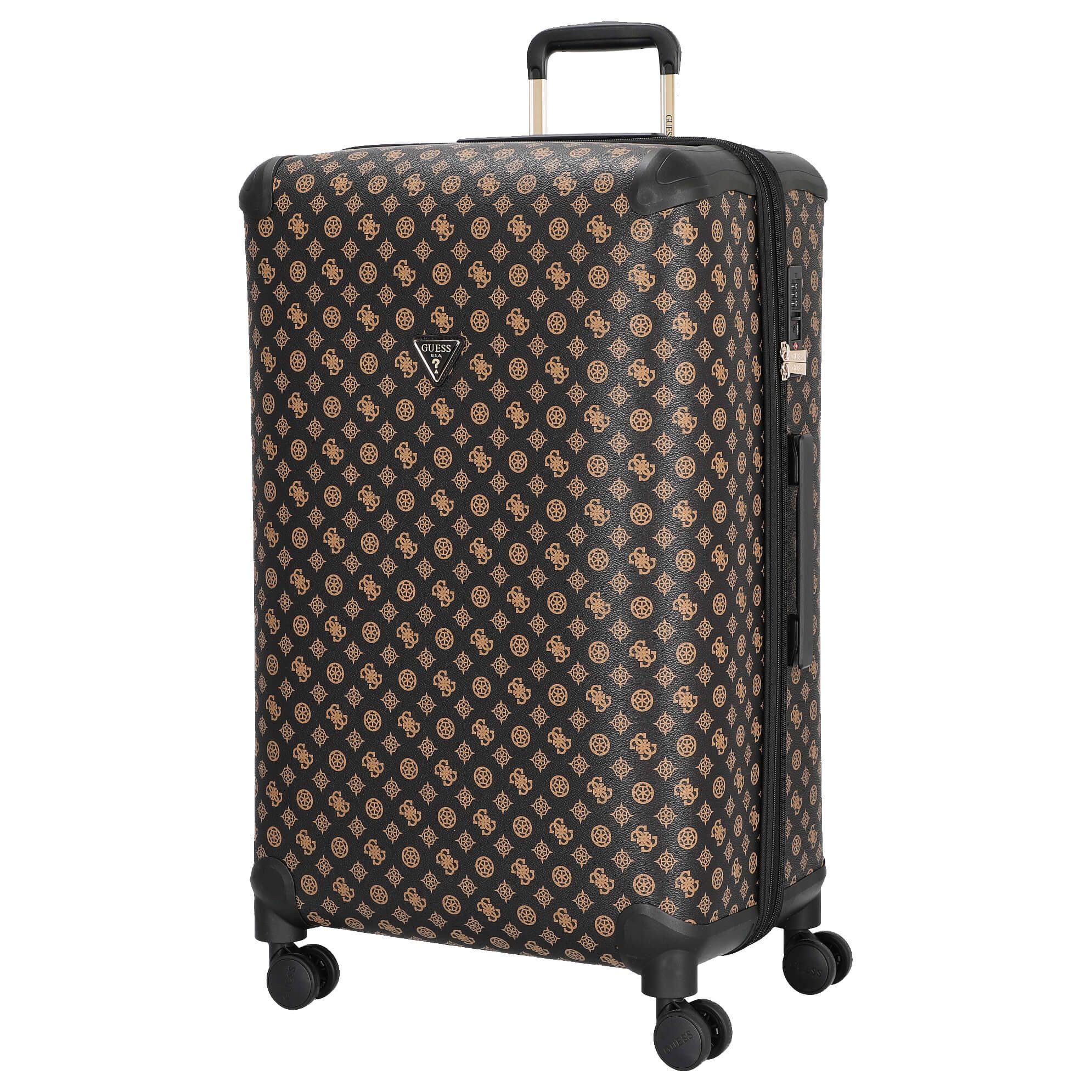 Guess Koffer Wilder 28 IN - 4-Rollen-Trolley 77 cm erw. (brown), 4 Rollen R günstig online kaufen