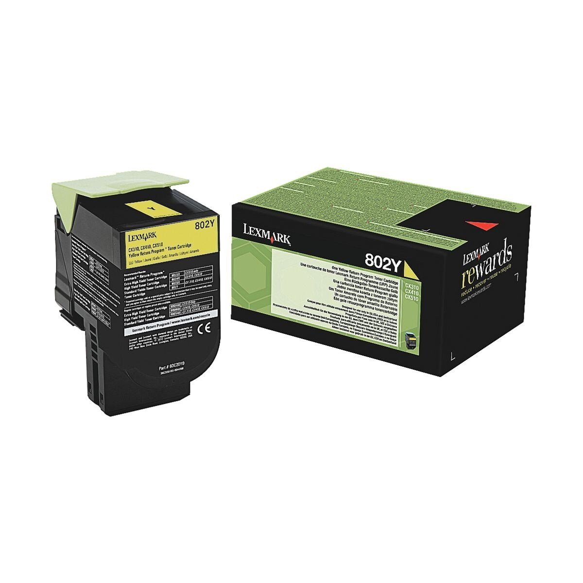 802Y Tonerpatrone Lexmark gelb