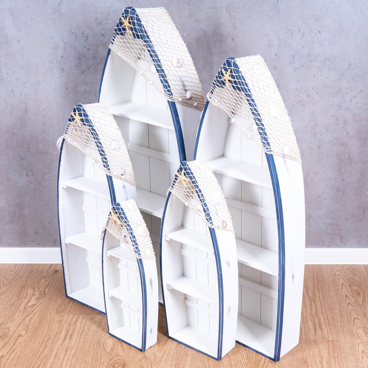 Levandeo® Standregal, 5er Set Regale H48-102cm günstig online kaufen