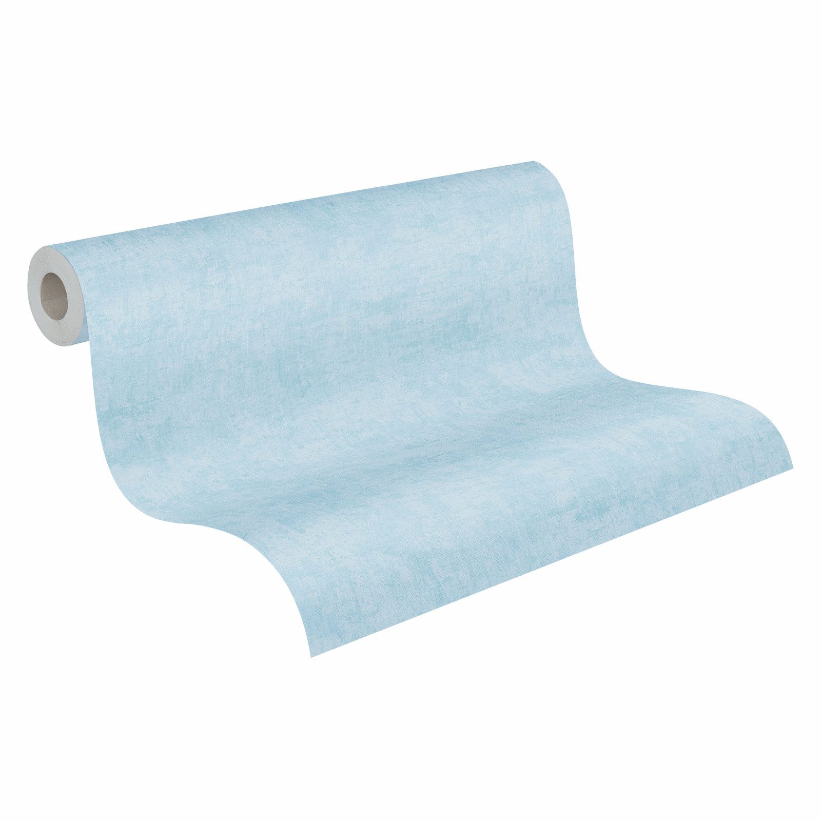 A.S. Création Vliestapete Uni Modern Textil Optik Blau 77178-9 Lilly + Luis AS Creation