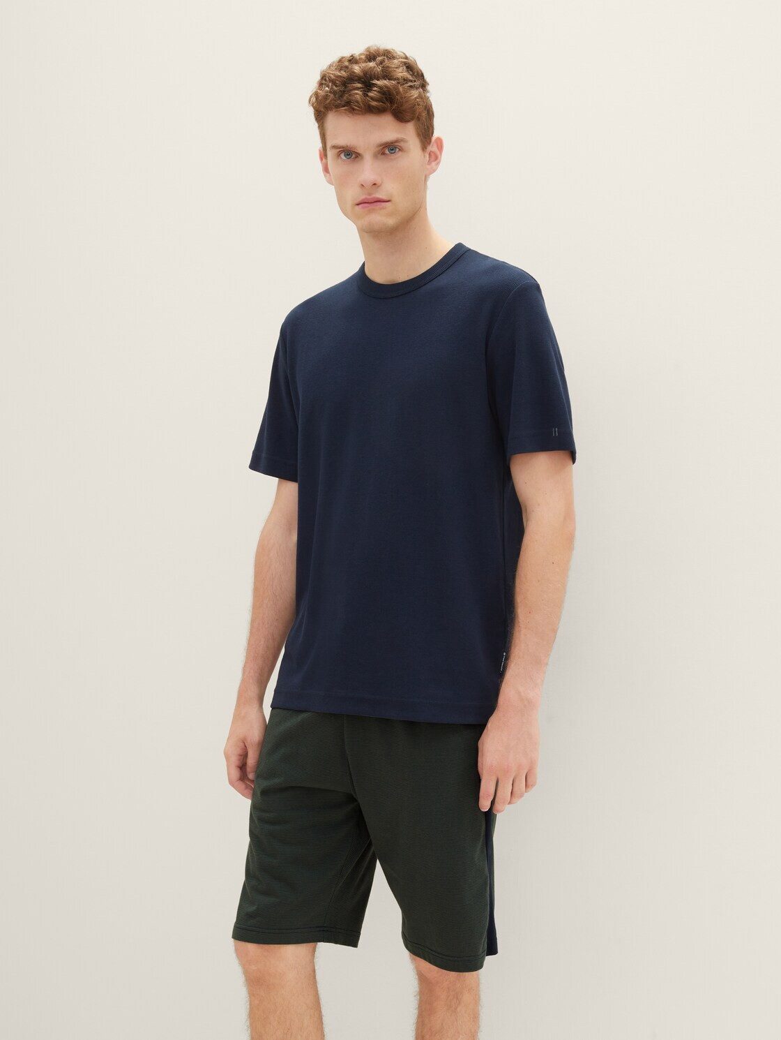 TOM TAILOR Pyjamashorts Unterwäsche Pyjama-Hose aus Baumwolle