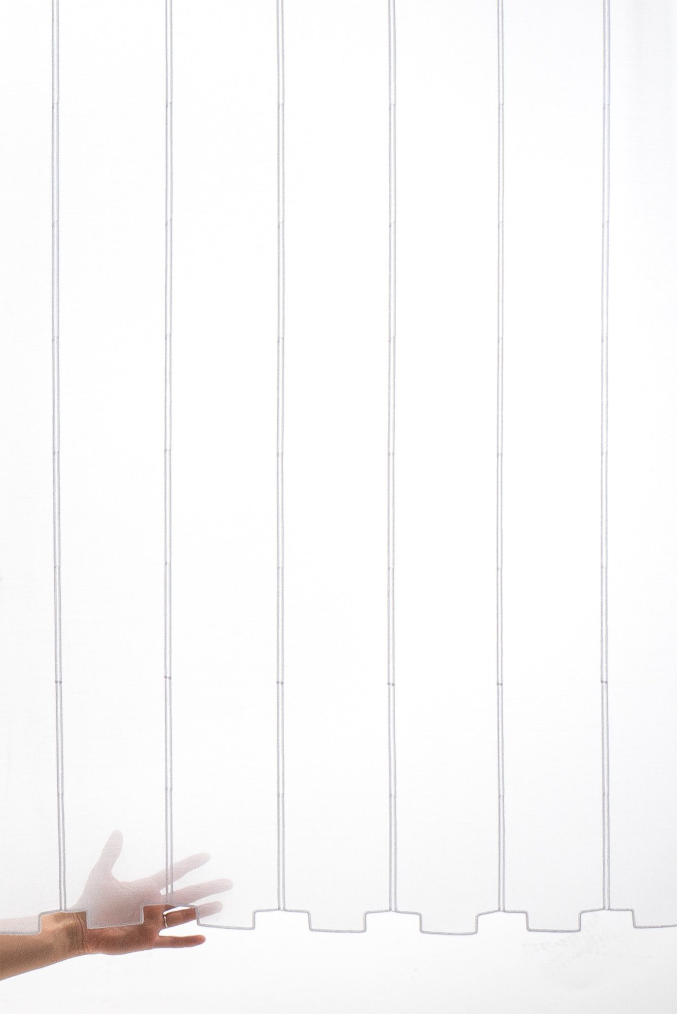 Gardinen Kranzusch Scheibengardine schlichte Stufen (1 St), Stangendurchzug, transparent, Stablöcher,transparent,verschiedene Höhen, Breiten, Farben