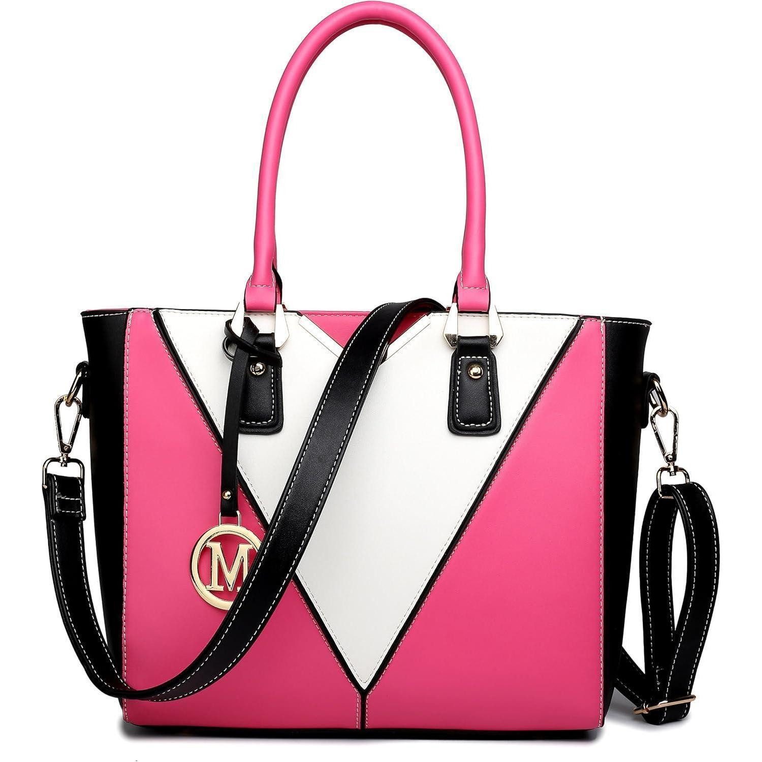 Handtasche Damen Handtasche Schultertaschen Shopper Aktentasche V-förmiges Design