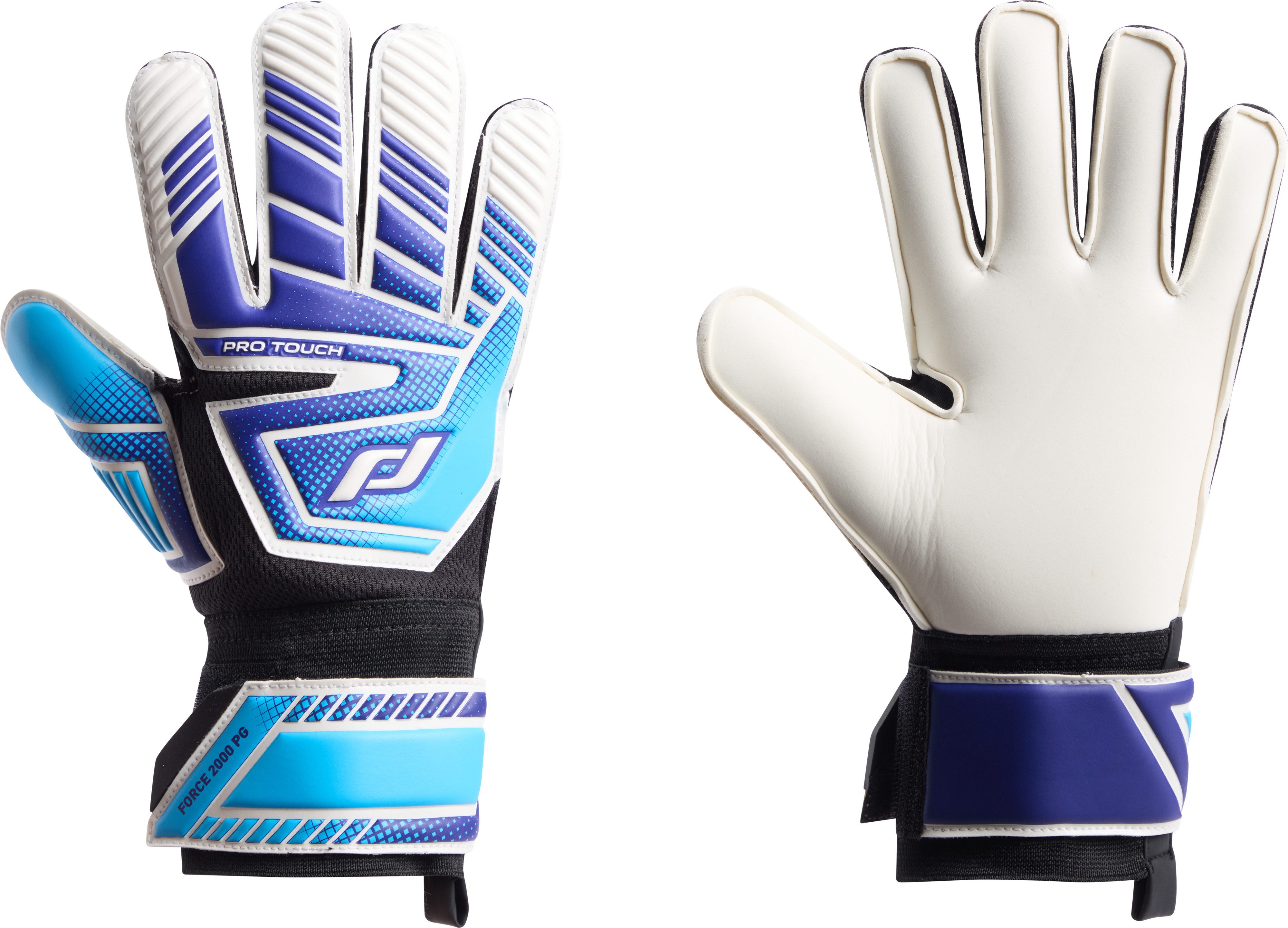 Pro Touch Torwarthandschuhe TW-HANDSCHUH FORCE 2000 PG für Fußball entwickelt, Kunstfaser, neutrale Passform
