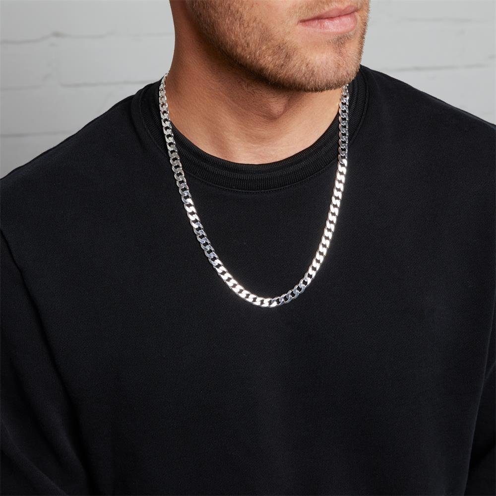 JEWLIX Panzerkette Massive Panzerkette für Herren 925 Sterlingsilber -8mm- günstig online kaufen