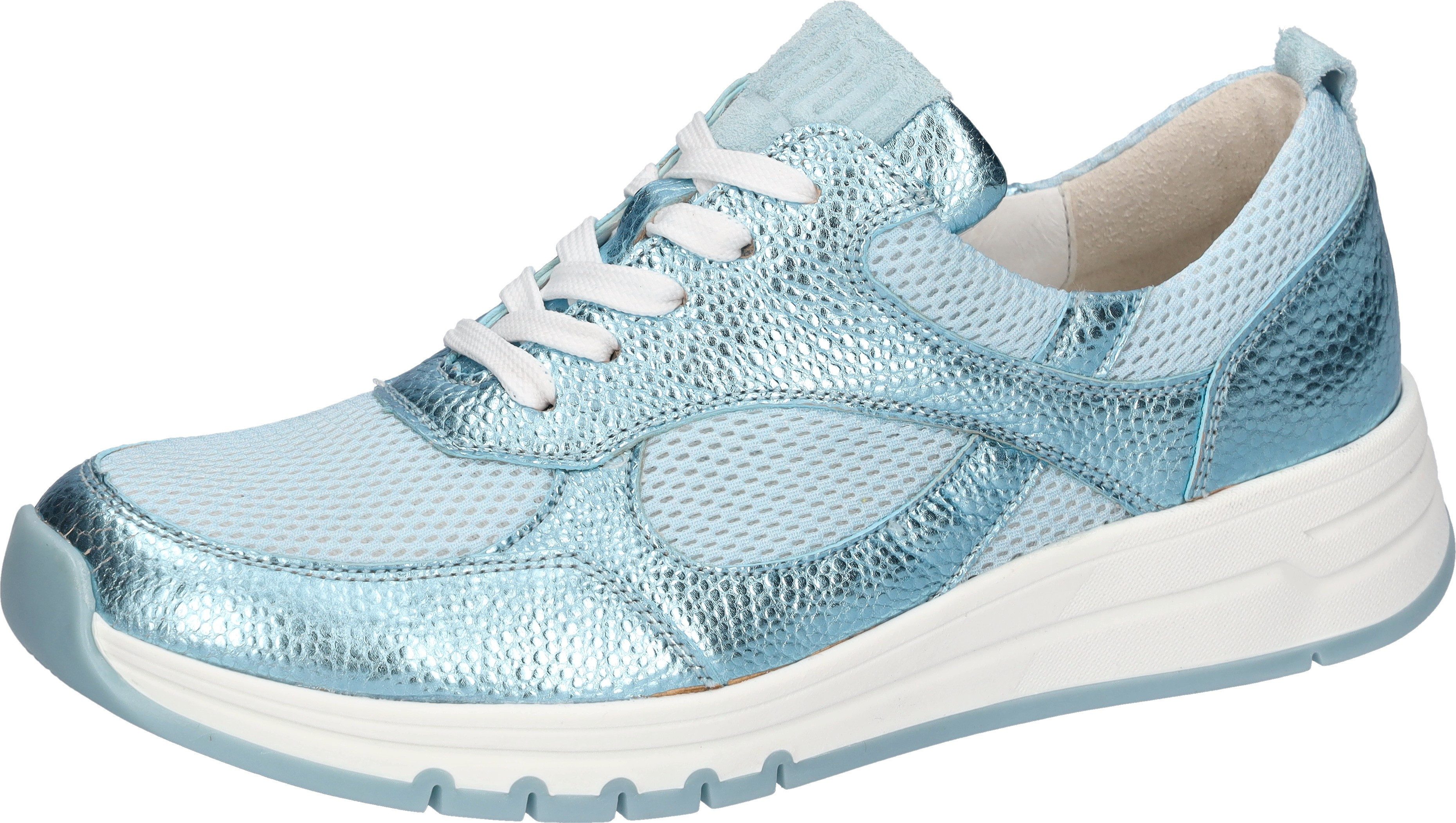 Waldläufer Sneaker Halbschuh, Schnürschuh, Freizeitsneaker mit weichem Schaftrand