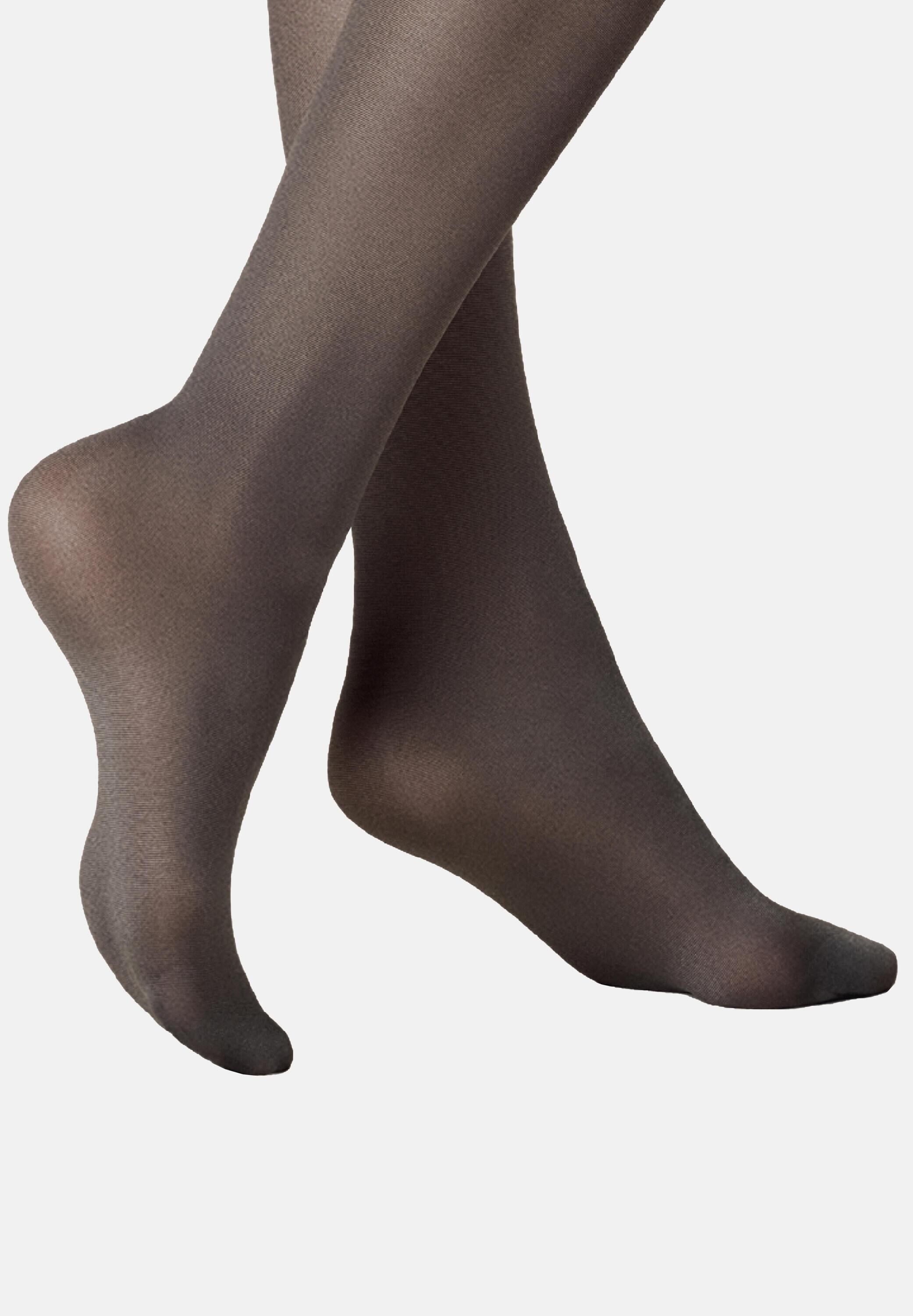 KUNERT Feinkniestrümpfe Satin Look 40 (1-Paar) Semi-blickdichte und glänzende Kniestrümpfe