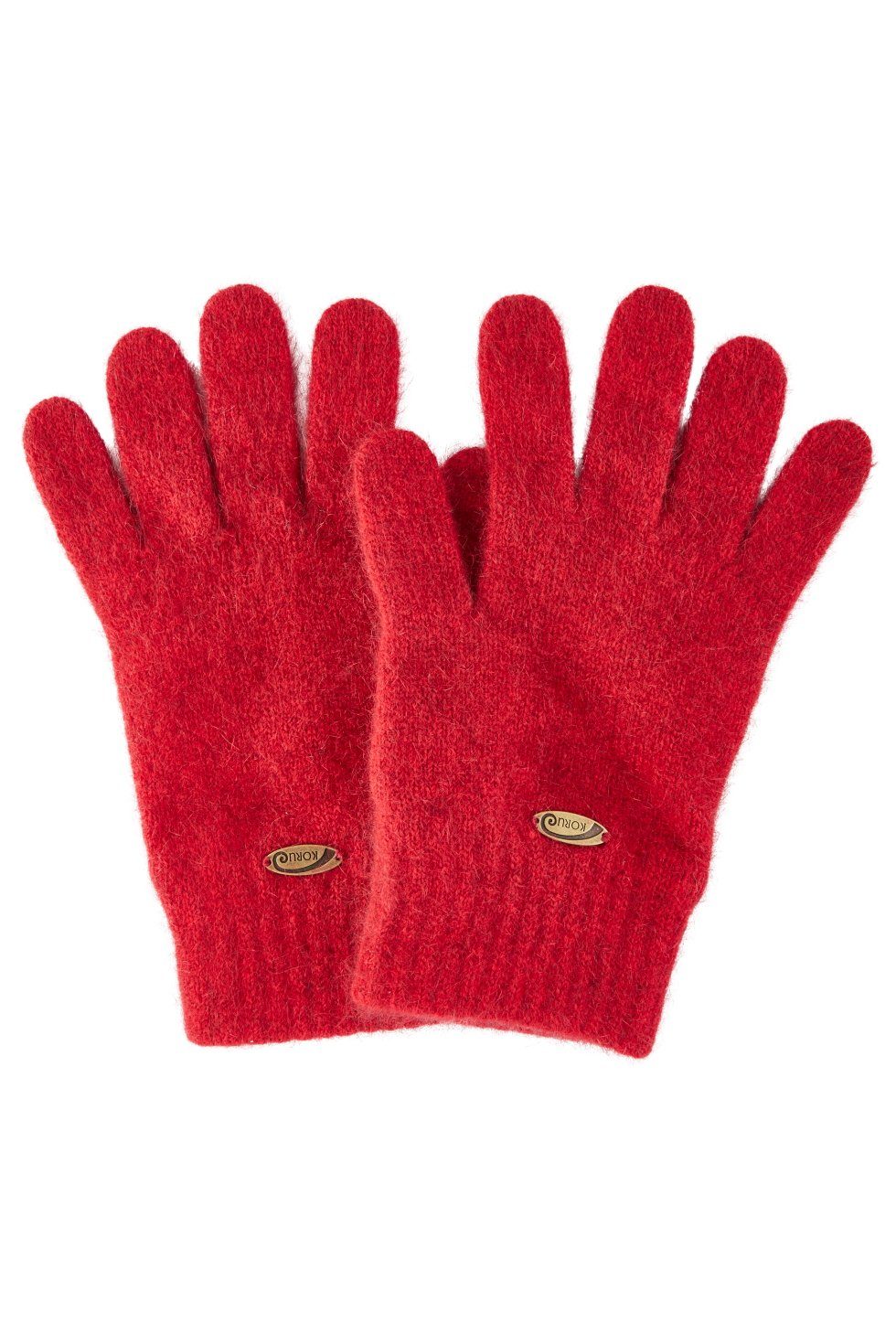 der Handschuhe rot Possumhaarfaser aus Strickhandschuhe Knitwear Koru