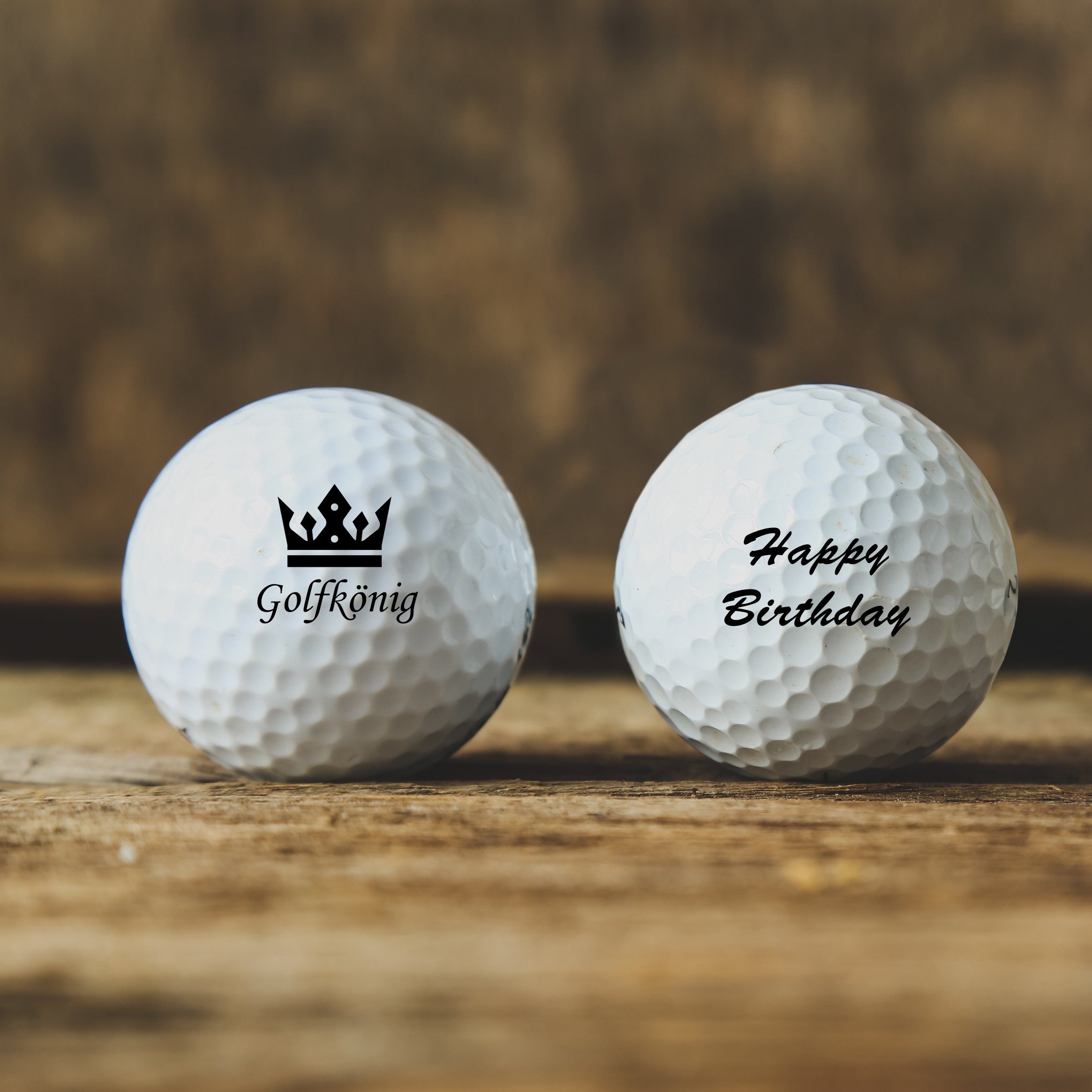 Lasernauten Golfball 3 Stück Golfbälle Wilson Ultra mit Gravur Spruch Ihrer Wahl Golfball – Bild 4 von 4