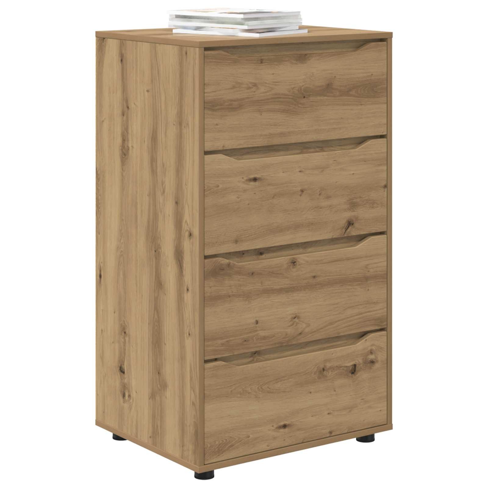 vidaXL Schranksystem Stauraumschränke 60 x 48 x 105 cm Holzwerkstoff Artisan-Eiche (1-St)