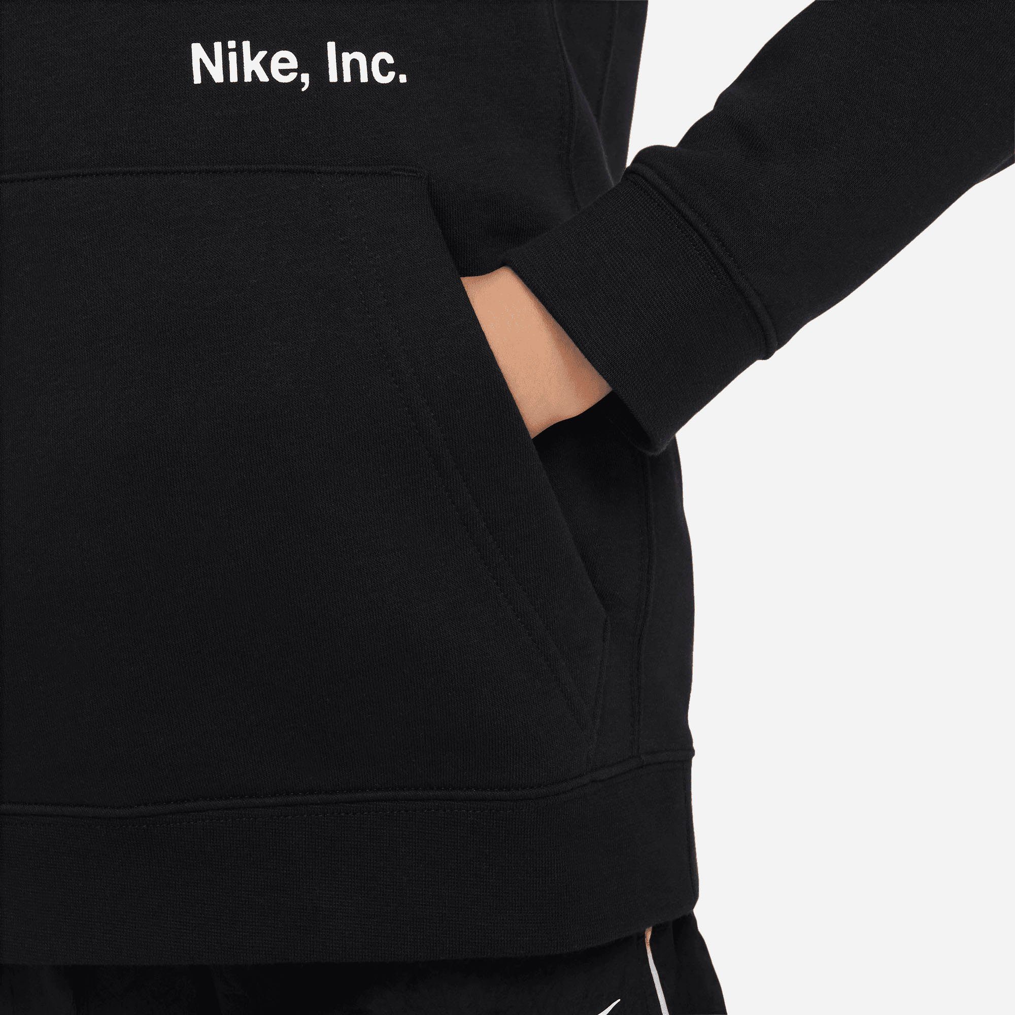 Nike Big Kids' BLACK Kapuzensweatshirt Hoodie Sportswear (Boys)
