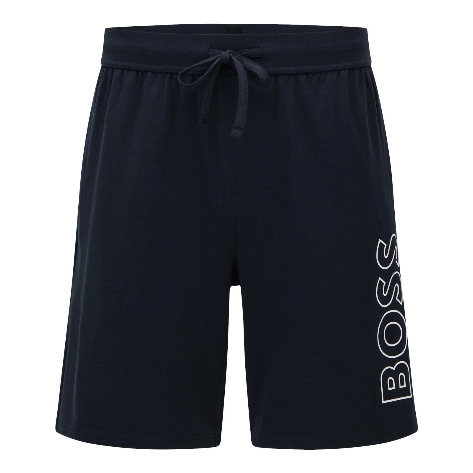BOSS Shorts Identity mit Seitentaschen und Zugband 401 dark blue