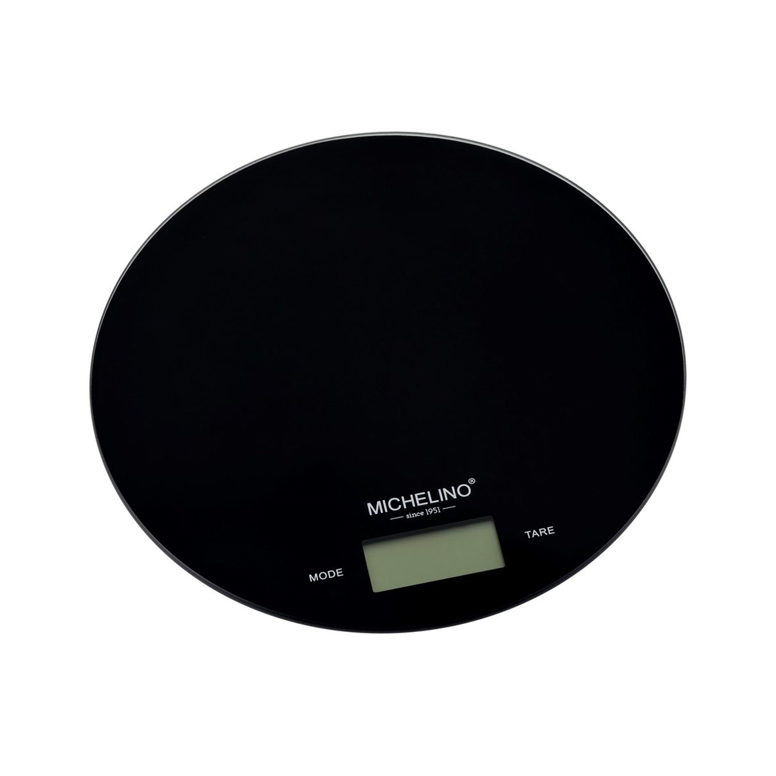 Michelino Küchenwaage Küchenwaage mit Digitalanzeige bis 5 kg, (Stück) Schwarz