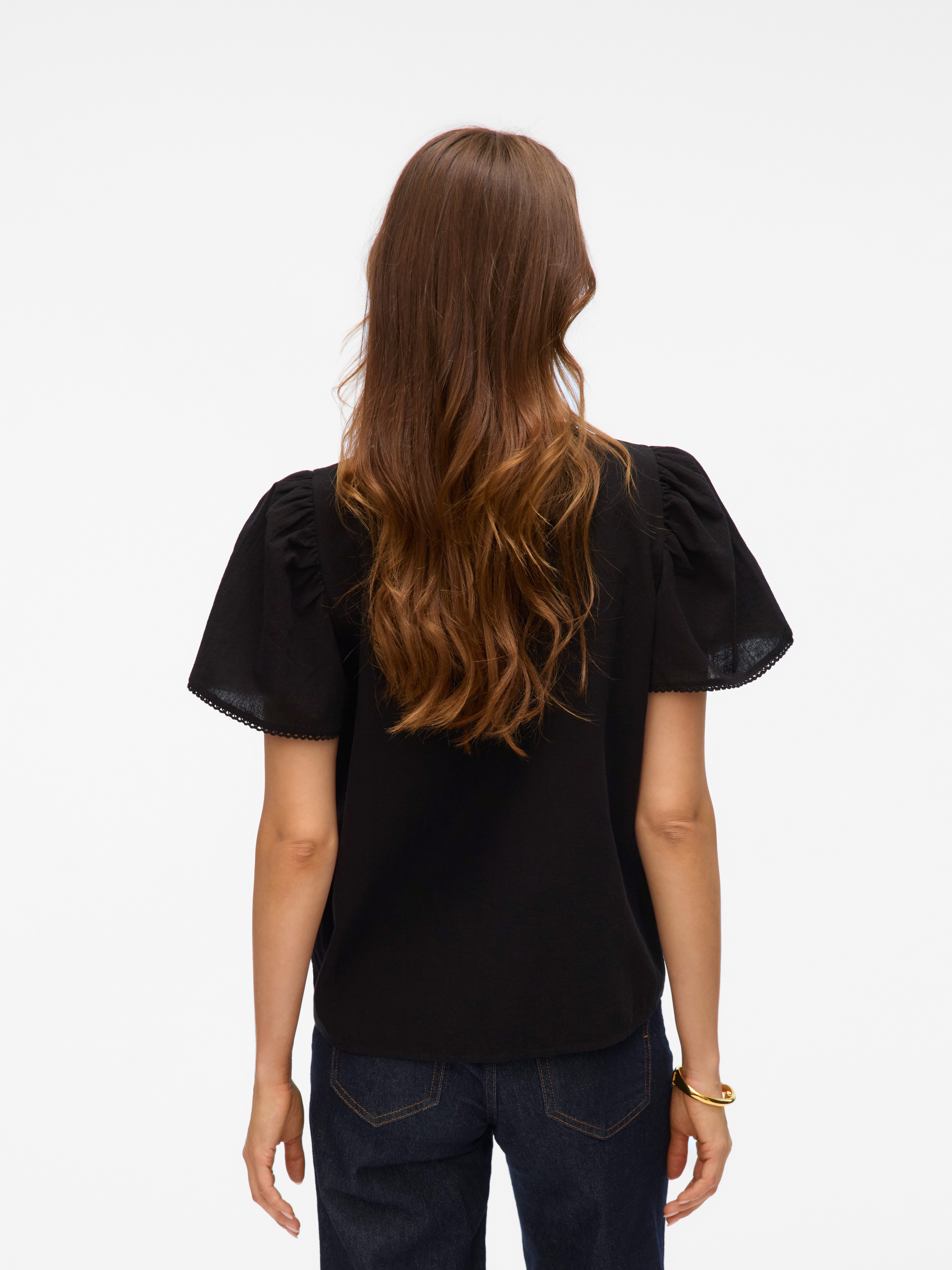 Vero Moda Kurzarmbluse VMPRETTY SS TOP günstig online kaufen