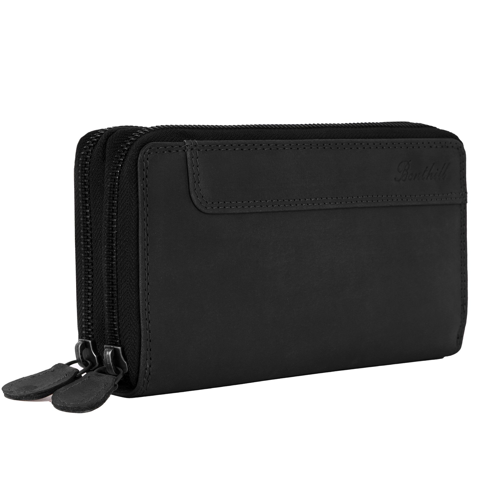 Benthill Geldbörse Damen Groß Echt-Leder RFID Portemonnaie Leder mit vielen günstig online kaufen