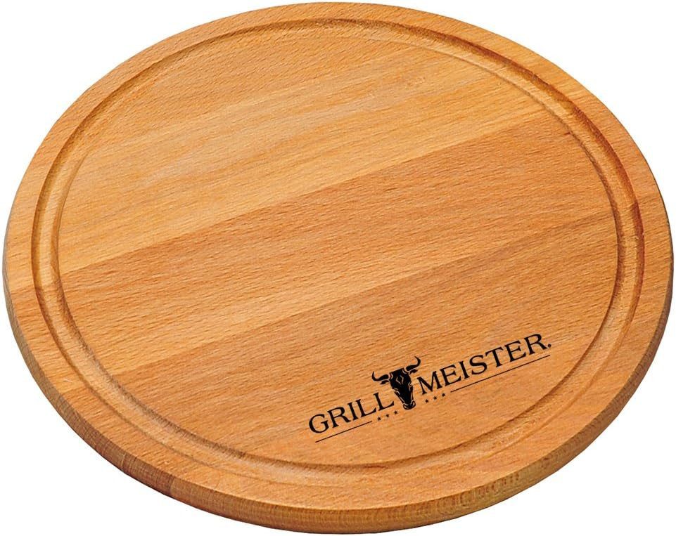 KESPER® Steakteller Vesperteller Grillmeister, Bambus, Braun, 25 x 25 x 1,5 cm, (1 St)