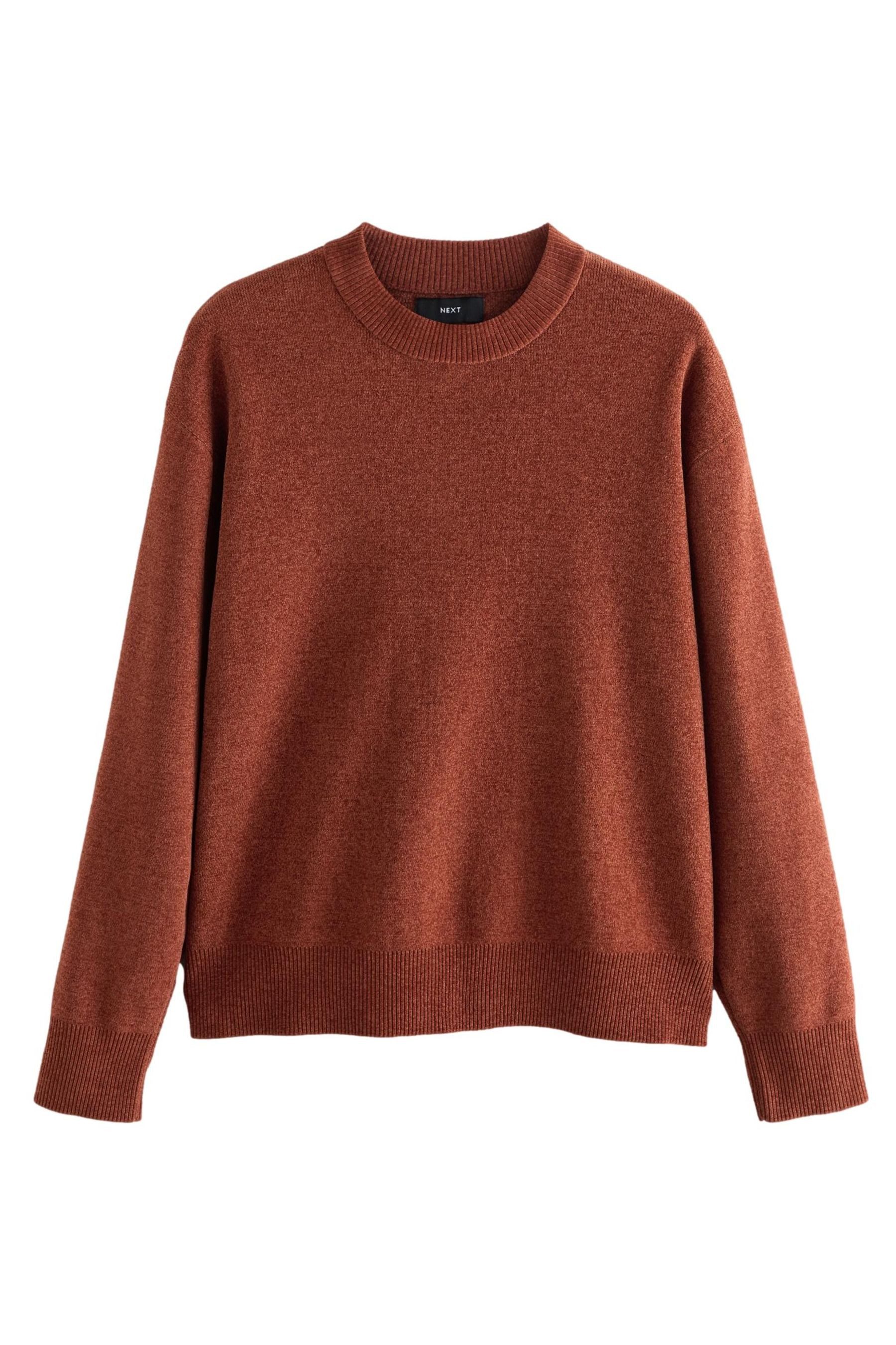 Rundhalspullover Relaxed Fit Rundhalspullover aus Chenille