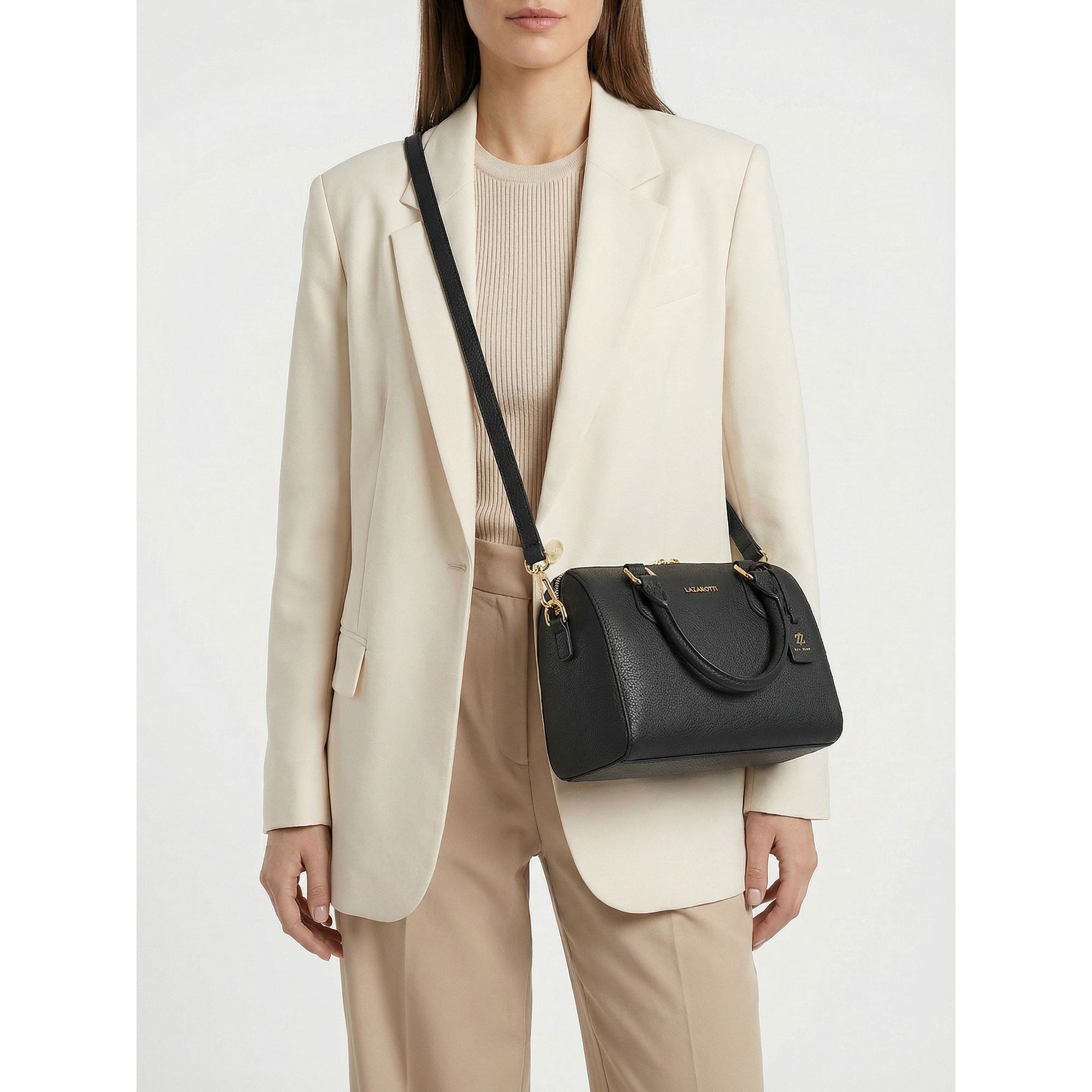 Lazarotti Henkeltasche Bologna Leather, Leder