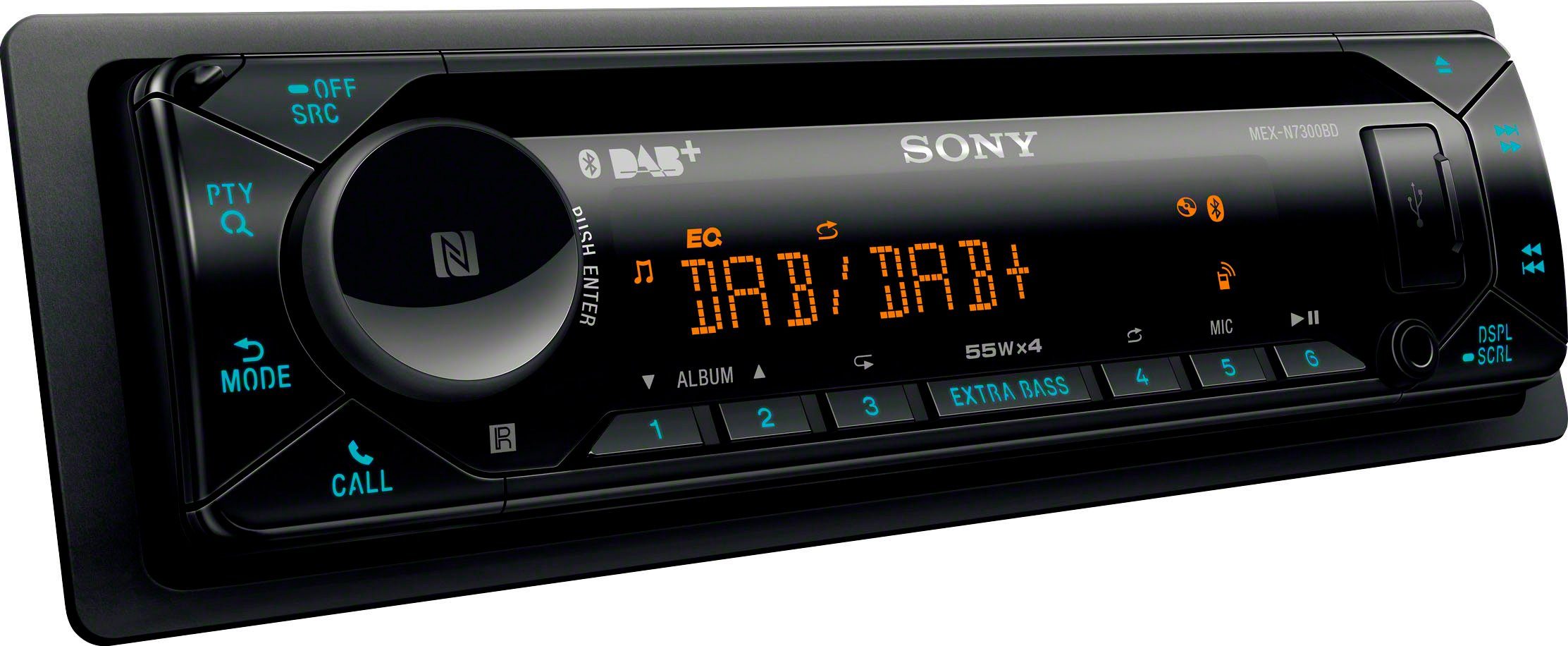 Autoradio W) 55 MEXN7300KIT Sony (DAB), (Digitalradio