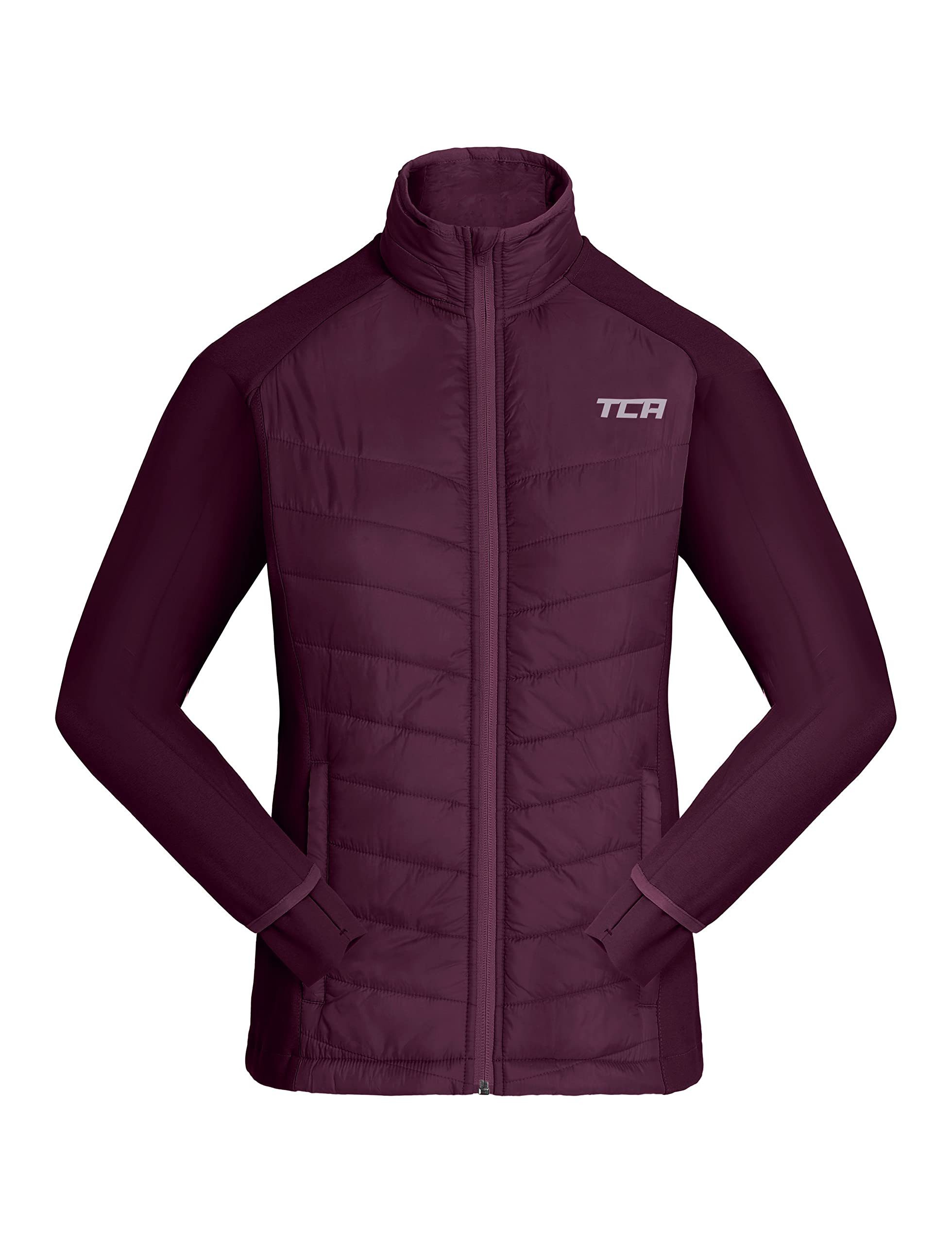 TCA Trainingsjacke TCA Mädchen Laufjacke lila, 6-8 Jahre (1-St)