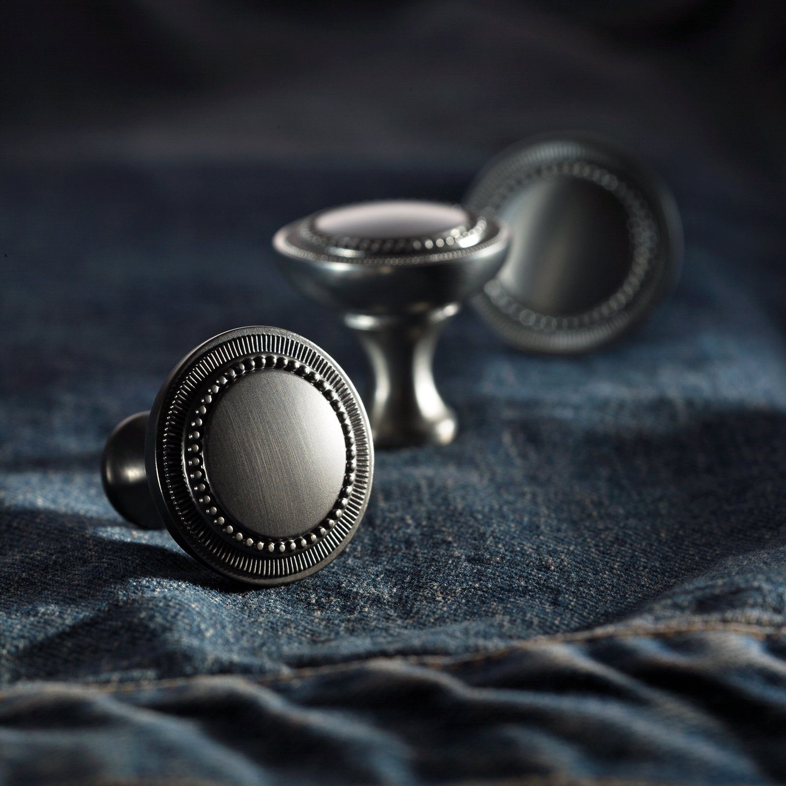 SO-TECH® Möbelknopf Schrankknopf NORWIN Ø 32 mm, Knopf Knauf inkl. Schraube