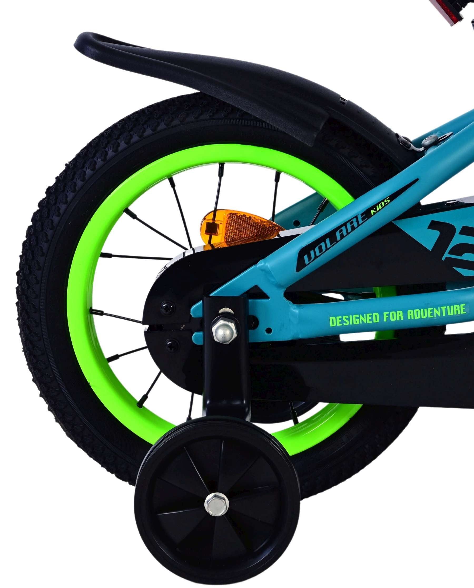 Volare Kinderfahrrad Rocky Kinderfahrrad - Jungen - 12 Zoll - Grün