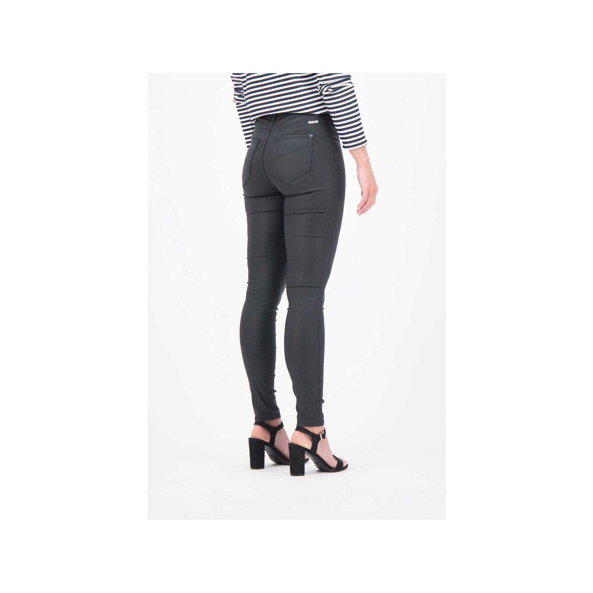 5-Pocket-Jeans Garcia (1-tlg) regular schwarz