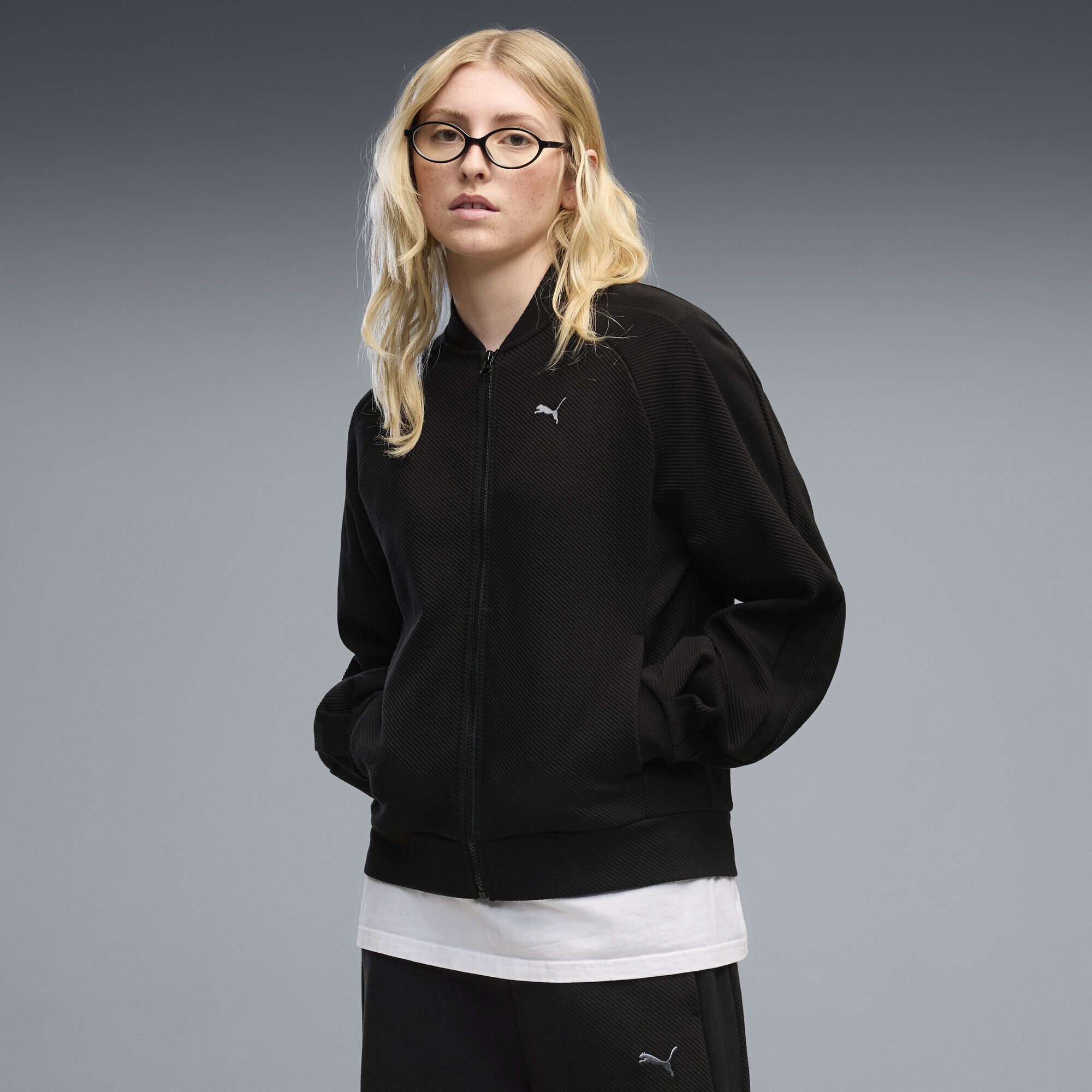 PUMA Sweatjacke PUMA Class Reißverschluss-Jacke Damen