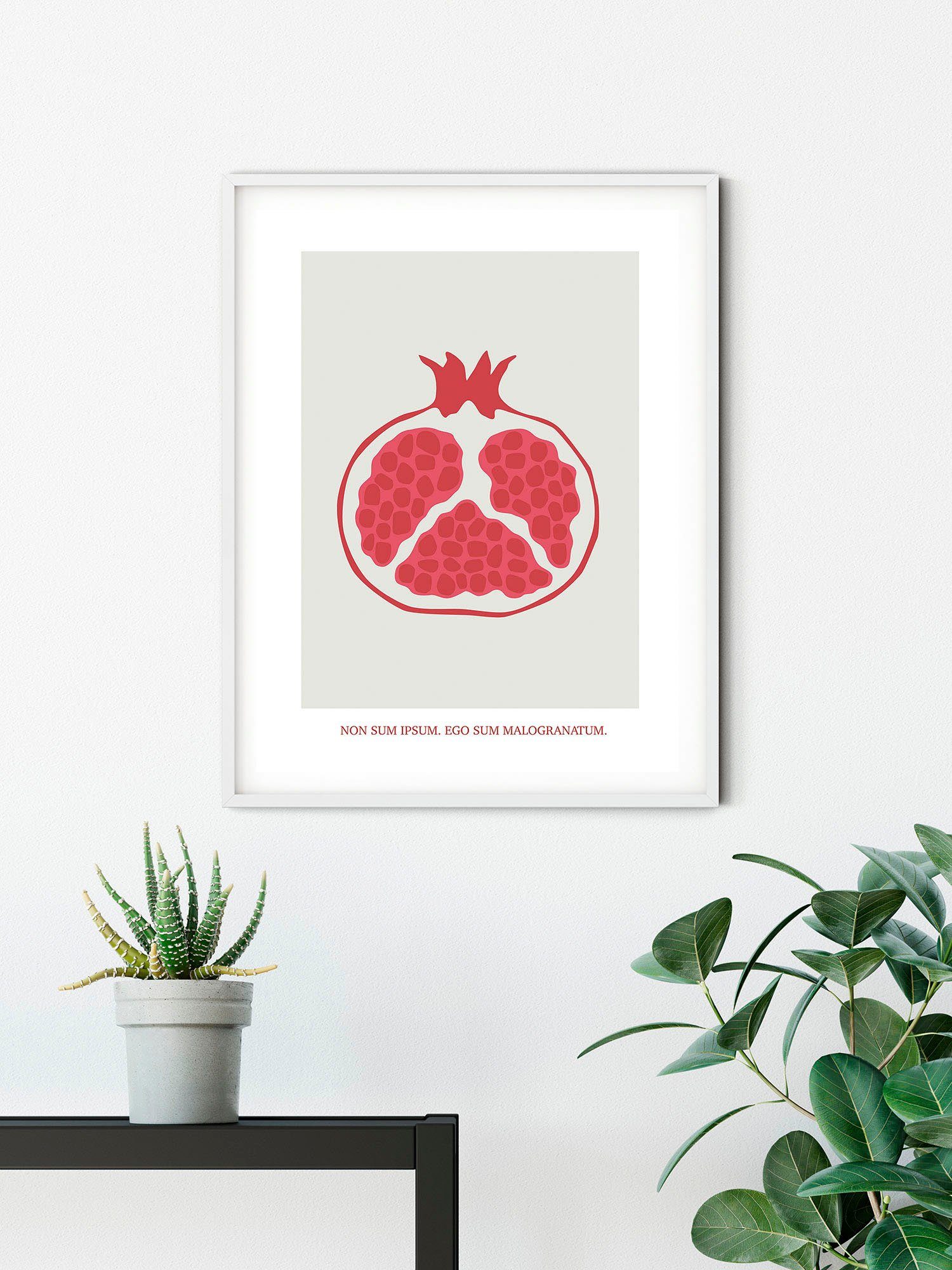 Komar Bild Cultivated Pomegranate, Natur (1 St), Wandbild zur Dekoration - ohne Rahmen