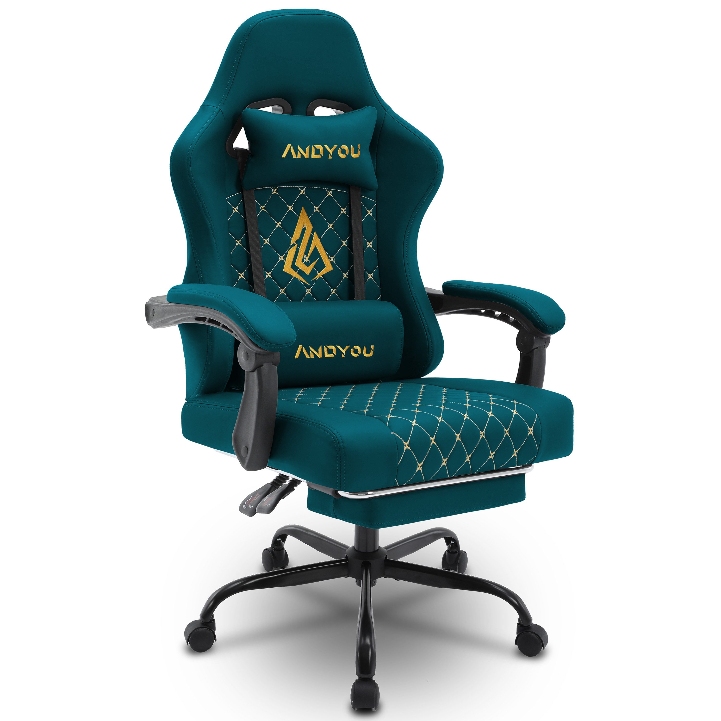 ANDYOU Gaming-Stuhl Gaming-Stuhl, ergonomischer Bürostuhl, Rennstuhl für PC günstig online kaufen