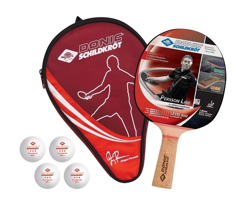 Donic Tischtennisschläger TT-Set PERSSON 600 "Geschenkset", 1