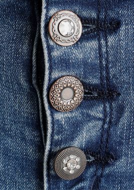 Boysen's Skinny-fit-Jeans mit glitzernden Zierknöpfen - NEUE KOLLEKTION