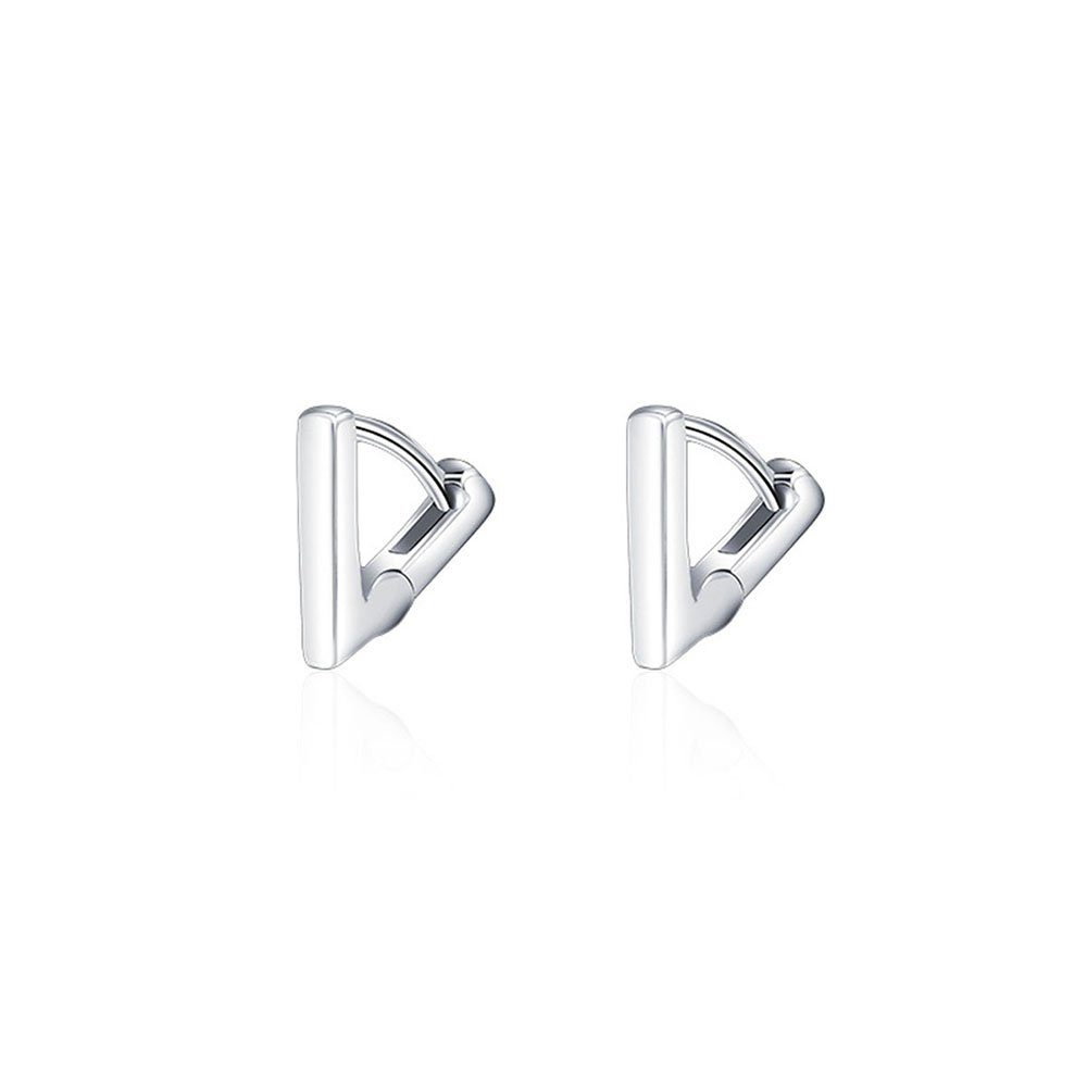 CTGtree Paar Ohrknochen Ohrstecker Ohrringe Silber Ohrstecker Geometrische Sterling