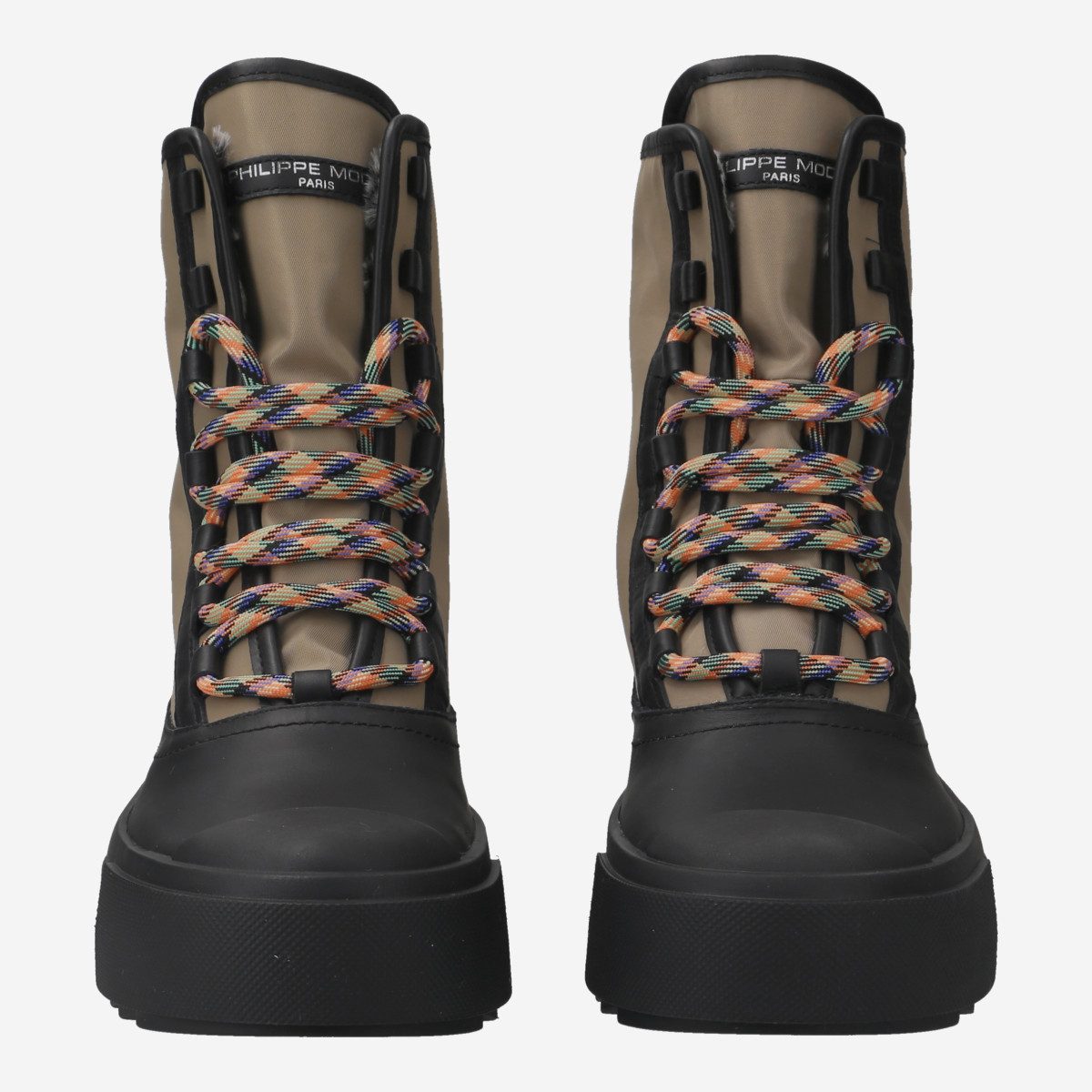 PHILIPPE MODEL Philippe Model PDHD TF02 PARIS, Boots, Schwarz, kombiniert, Damen Stiefel