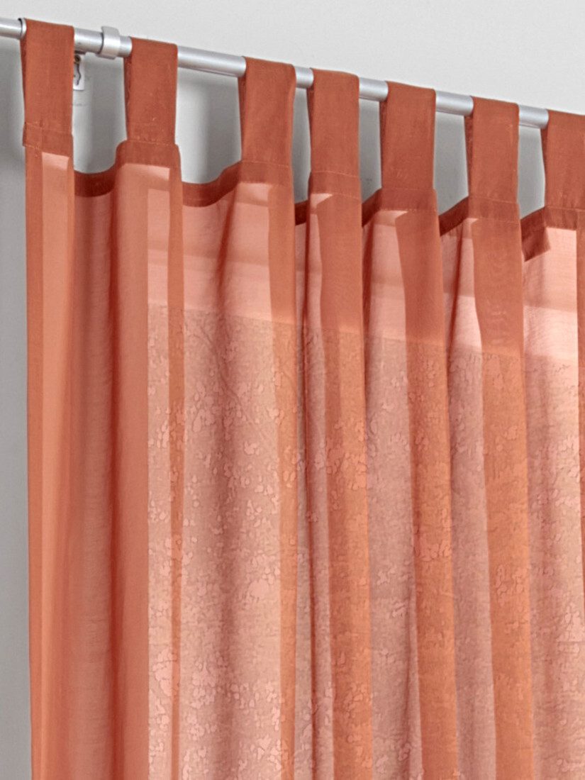 heine Gardine Dekostore . (1 St), Schlaufen, halbtransparent, Fertigstore g günstig online kaufen